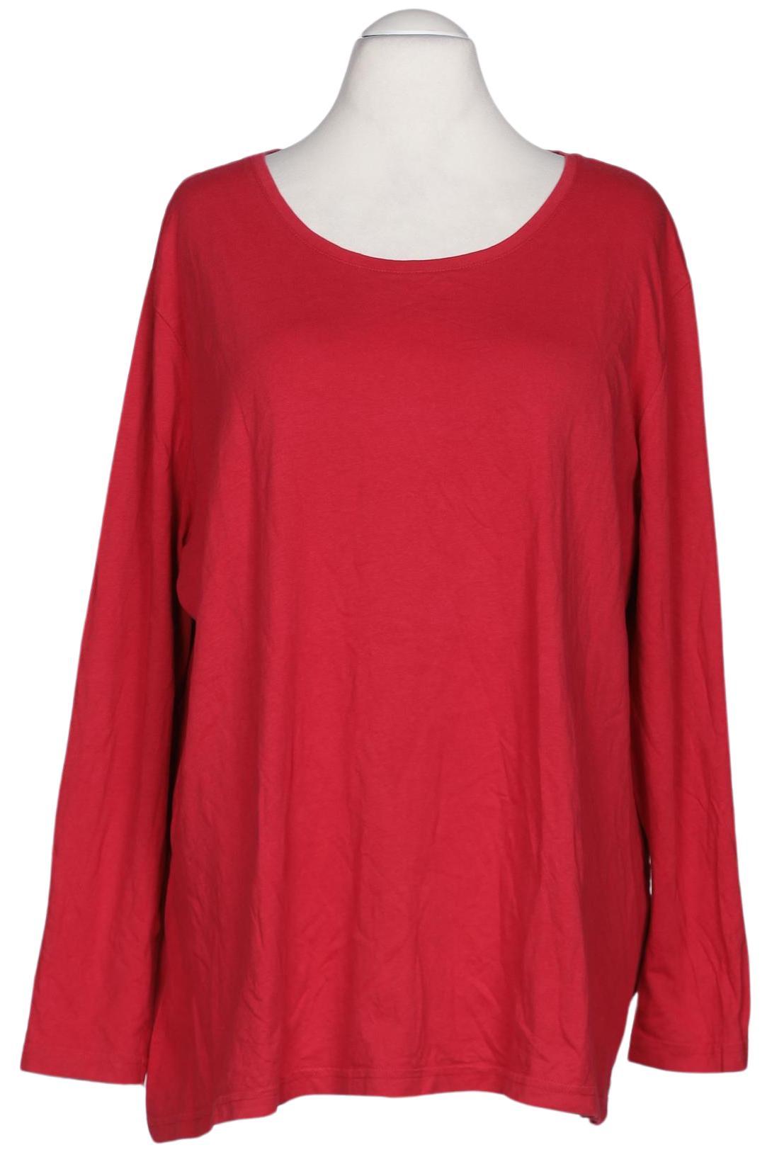 

Ulla Popken Damen Langarmshirt, rot, Gr. 54