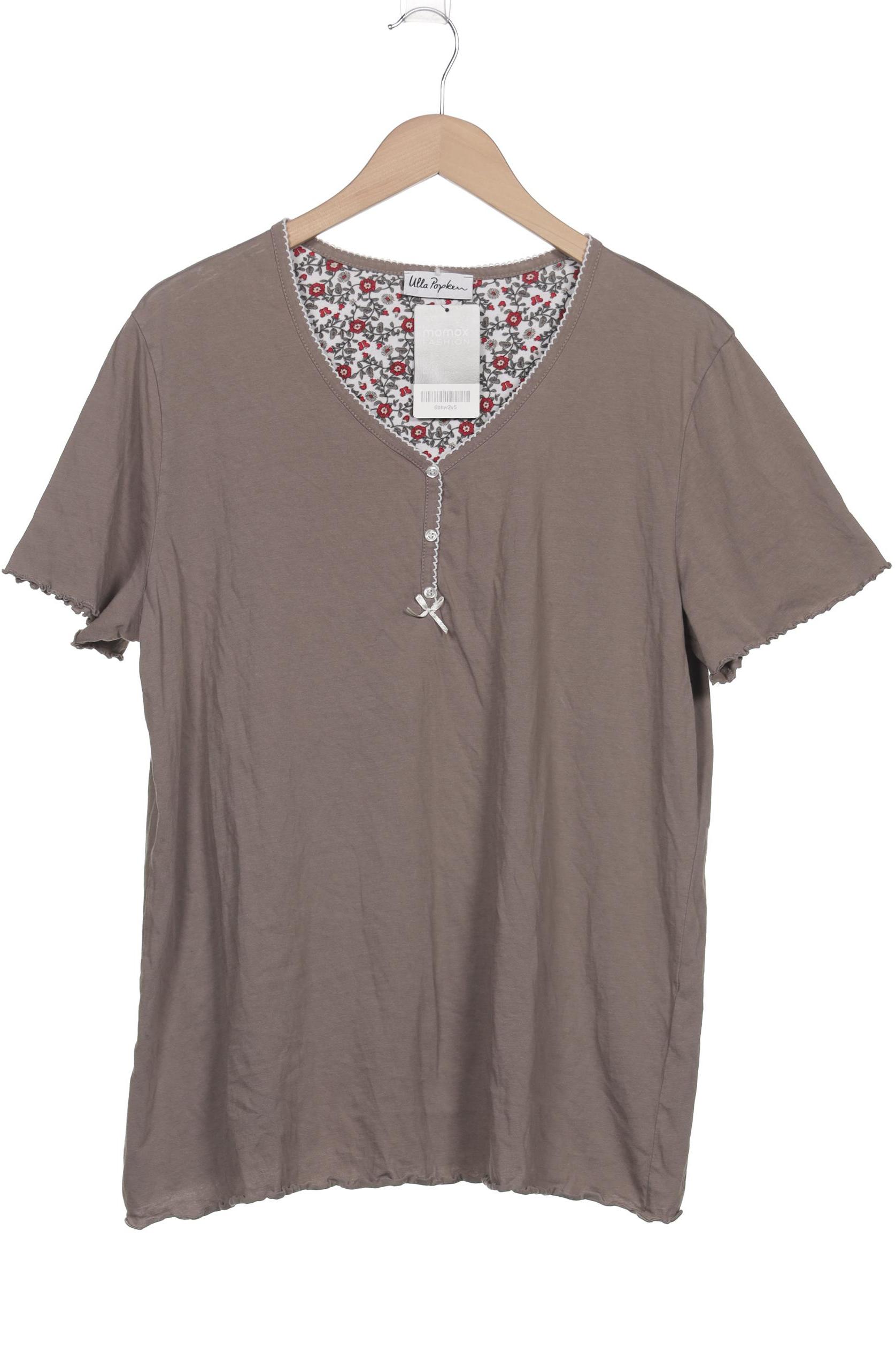 

Ulla Popken Damen T-Shirt, braun, Gr. 46