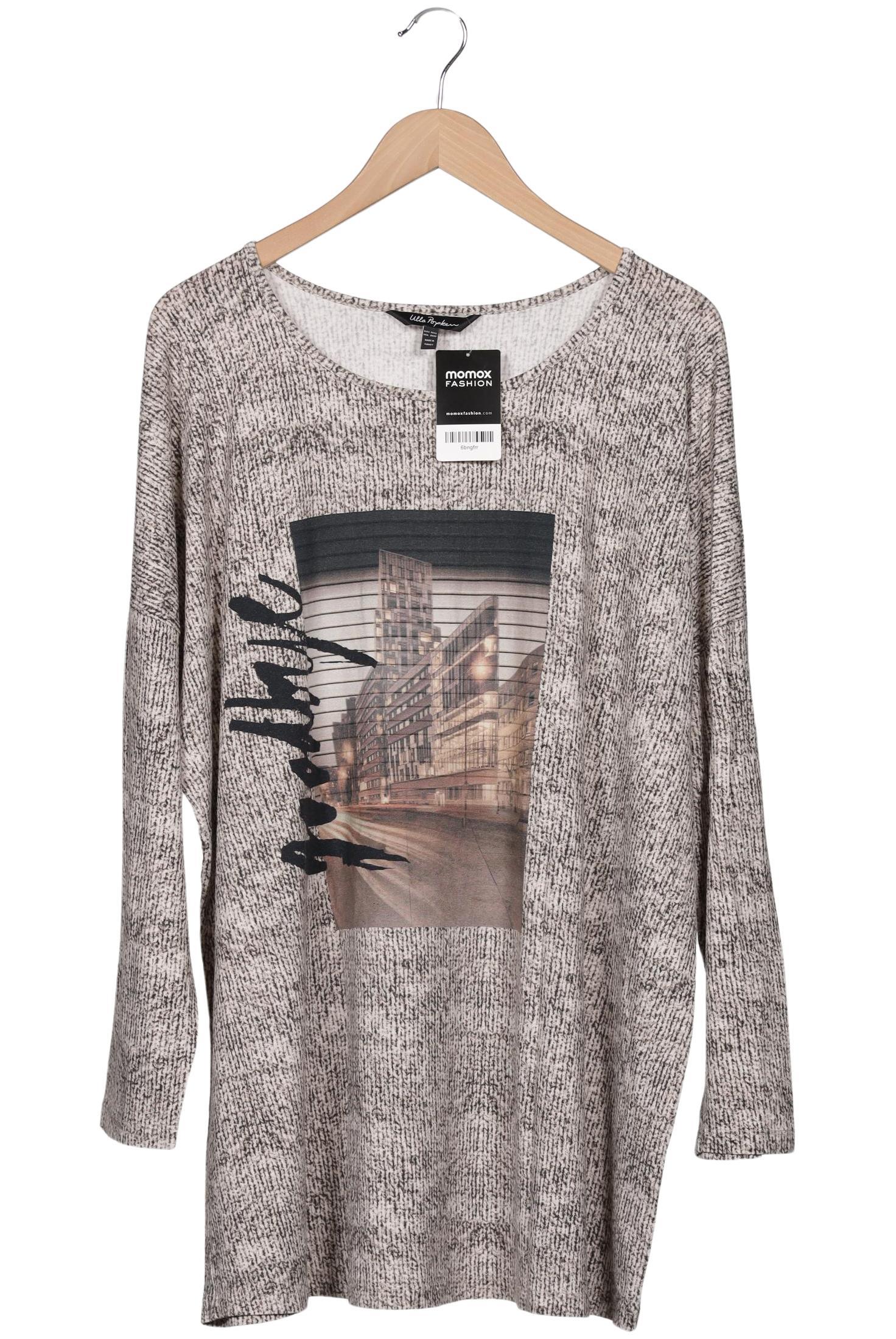 

Ulla Popken Damen Langarmshirt, beige, Gr. 50