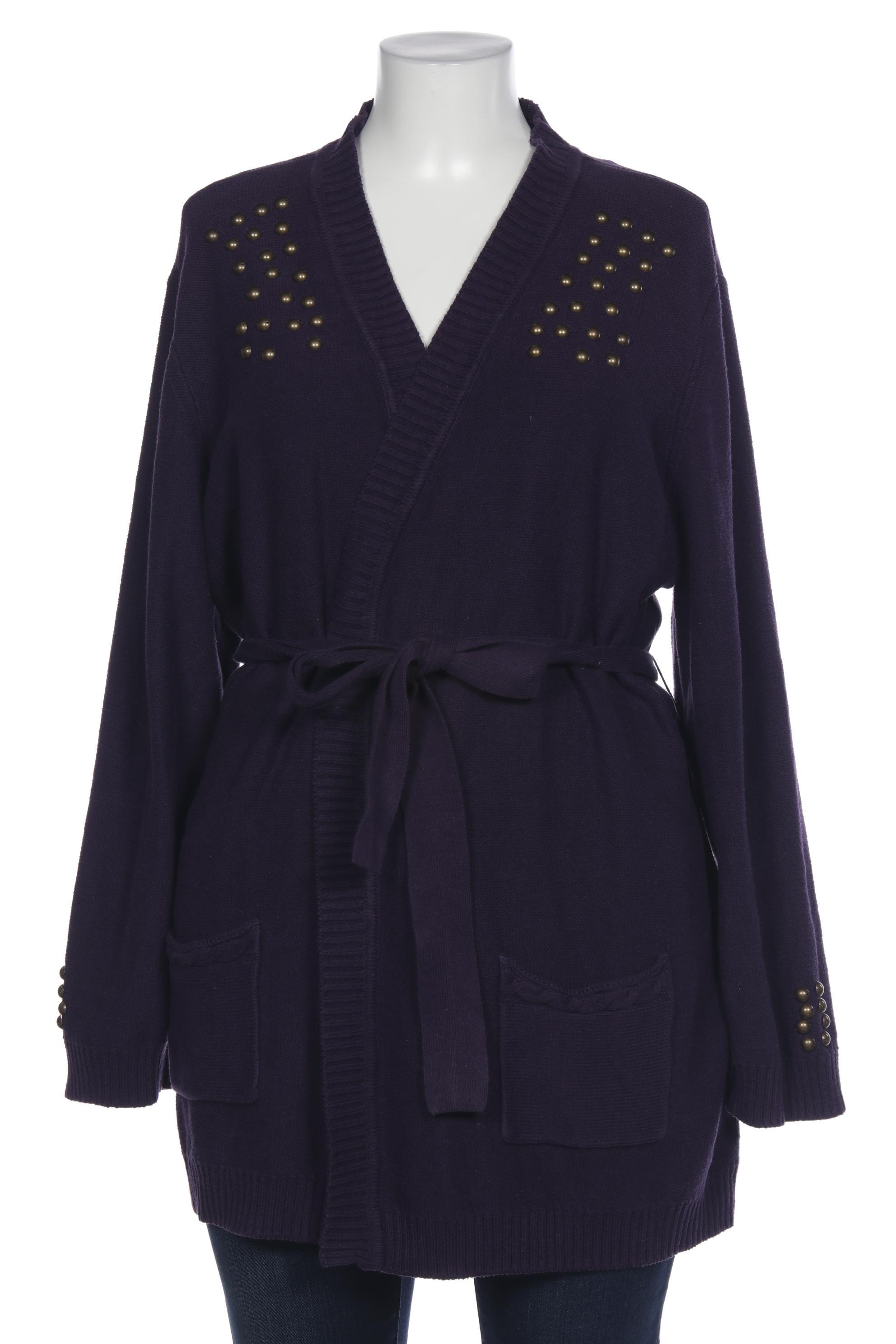 

Ulla Popken Damen Strickjacke, silber, Gr. 50