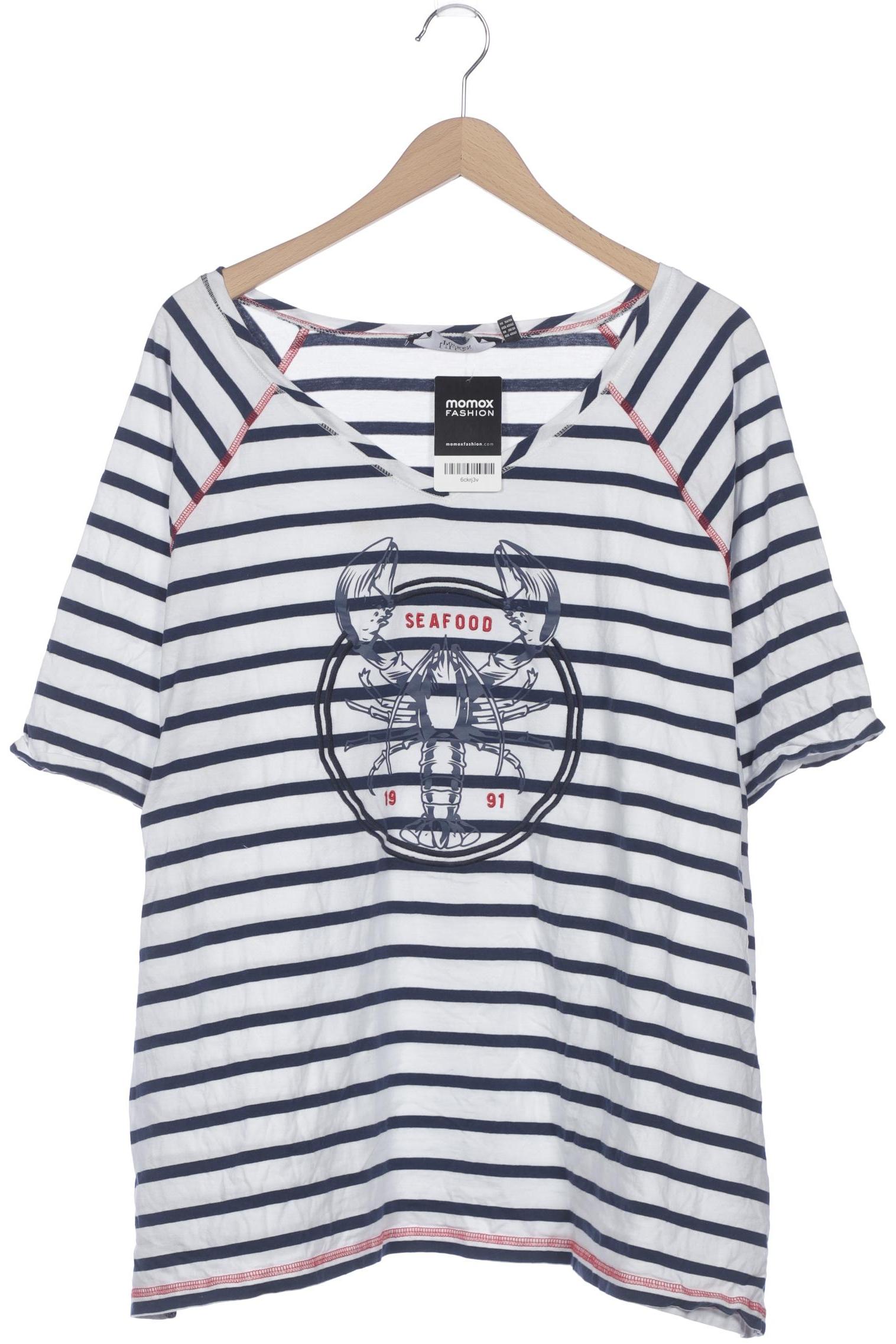 

Ulla Popken Damen T-Shirt, weiß, Gr. 54