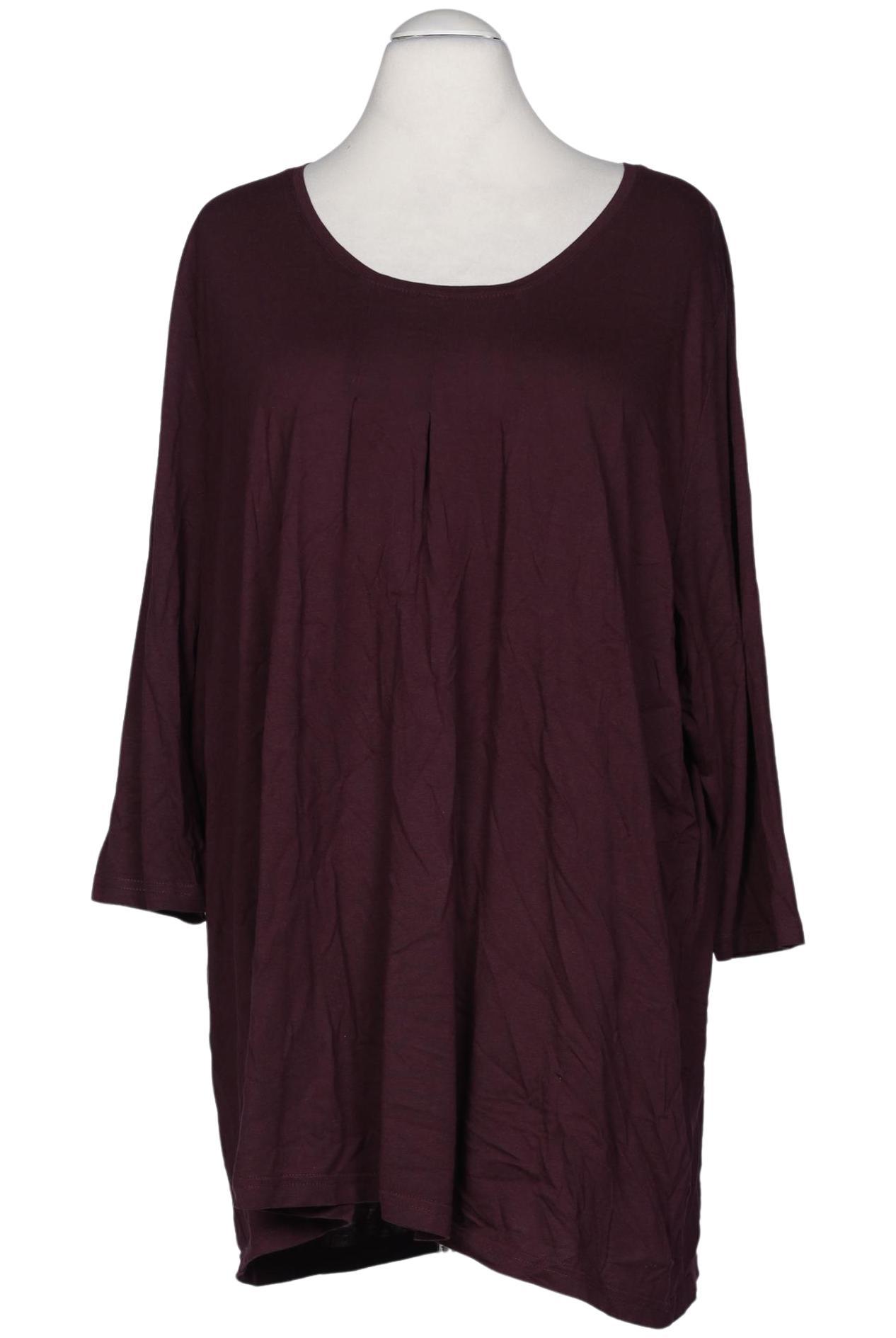 

Ulla Popken Damen Langarmshirt, bordeaux, Gr. 54