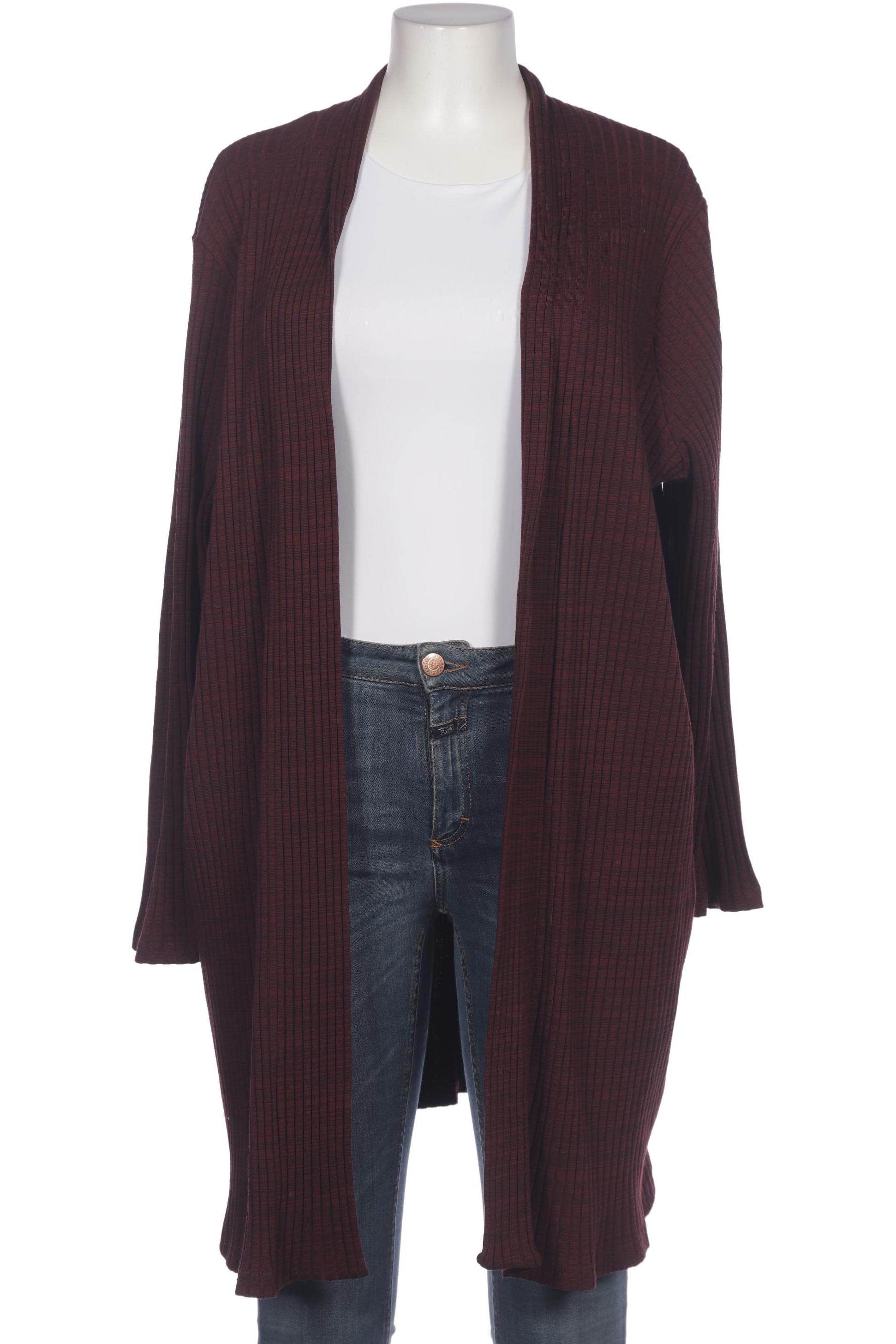 

Ulla Popken Damen Strickjacke, bordeaux, Gr. 50