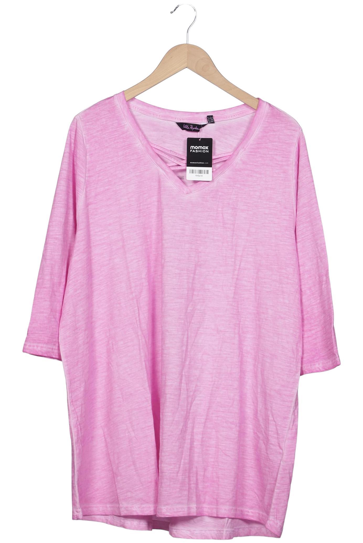 

Ulla Popken Damen Langarmshirt, pink, Gr. 50