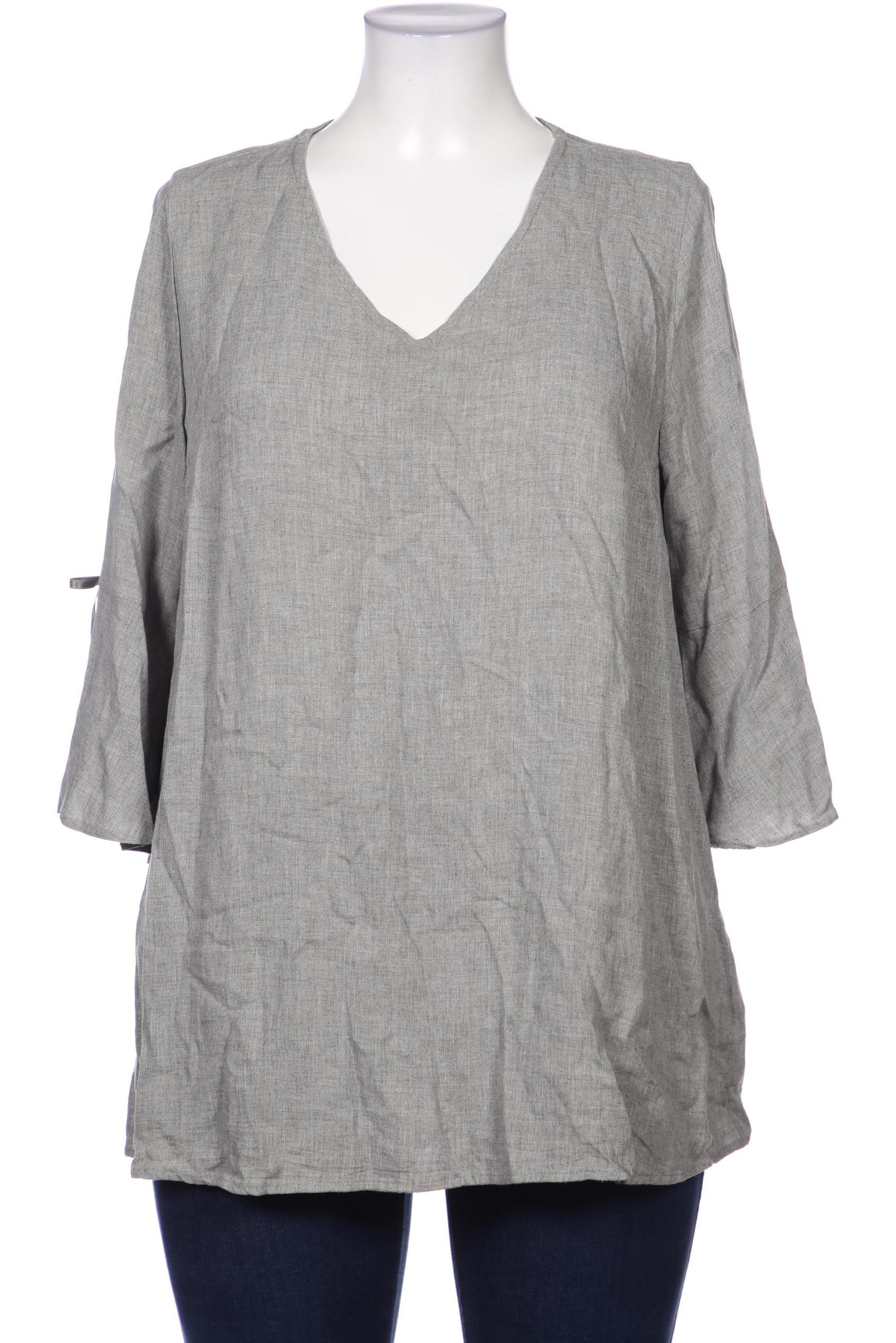 

Ulla Popken Damen Bluse, grau, Gr. 42