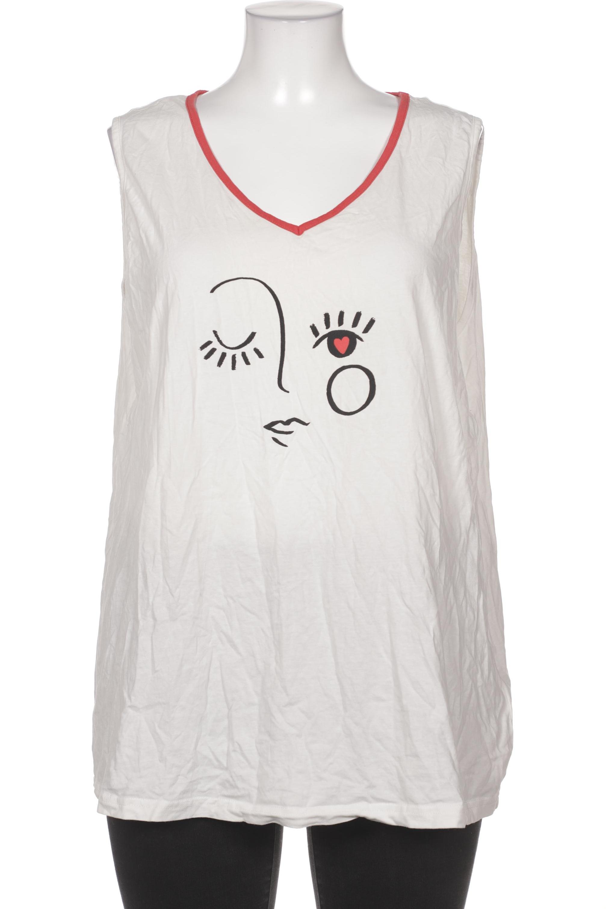 

Ulla Popken Damen Top, weiß, Gr. 50