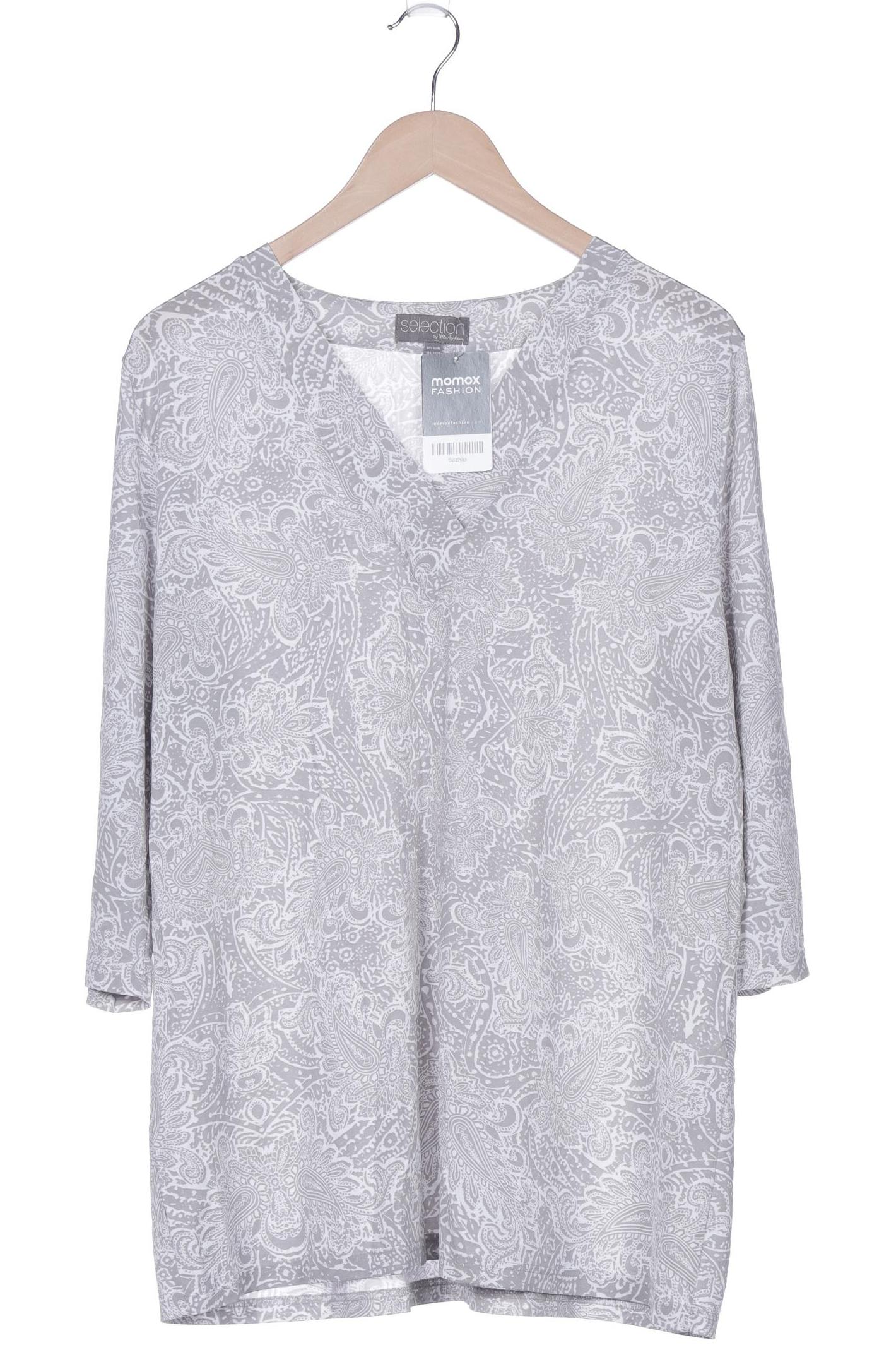 

Ulla Popken Damen Langarmshirt, grau, Gr. 46
