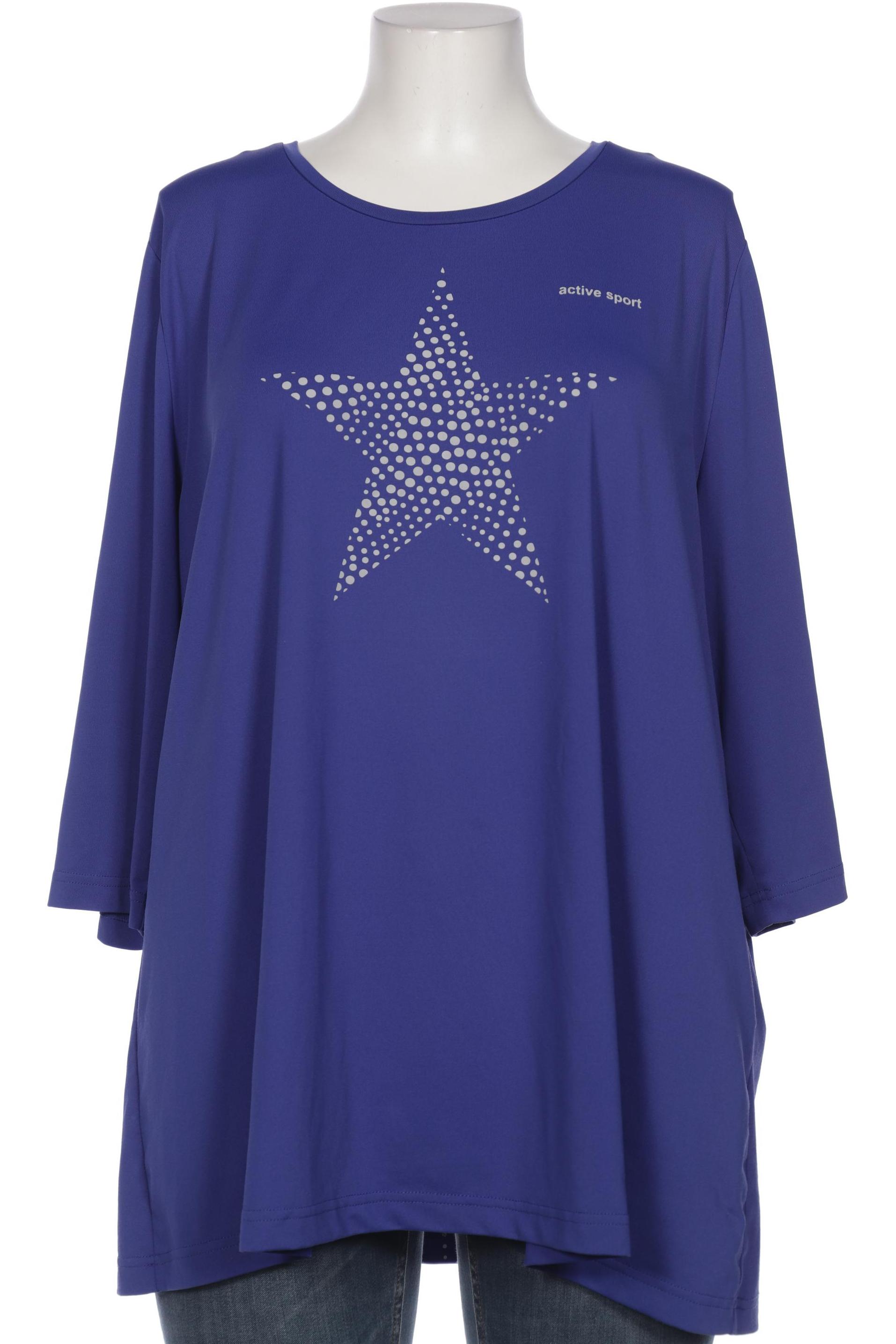 

Ulla Popken Damen Bluse, blau, Gr. 50