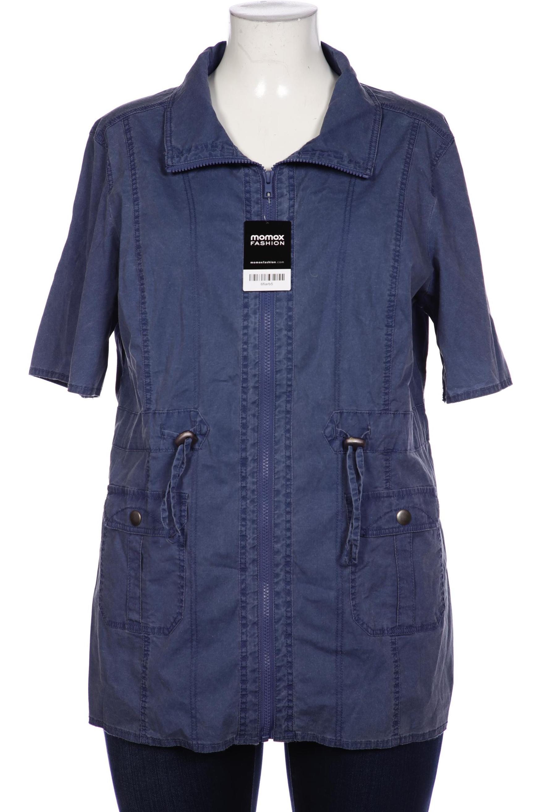 

Ulla Popken Damen Bluse, blau, Gr. 42