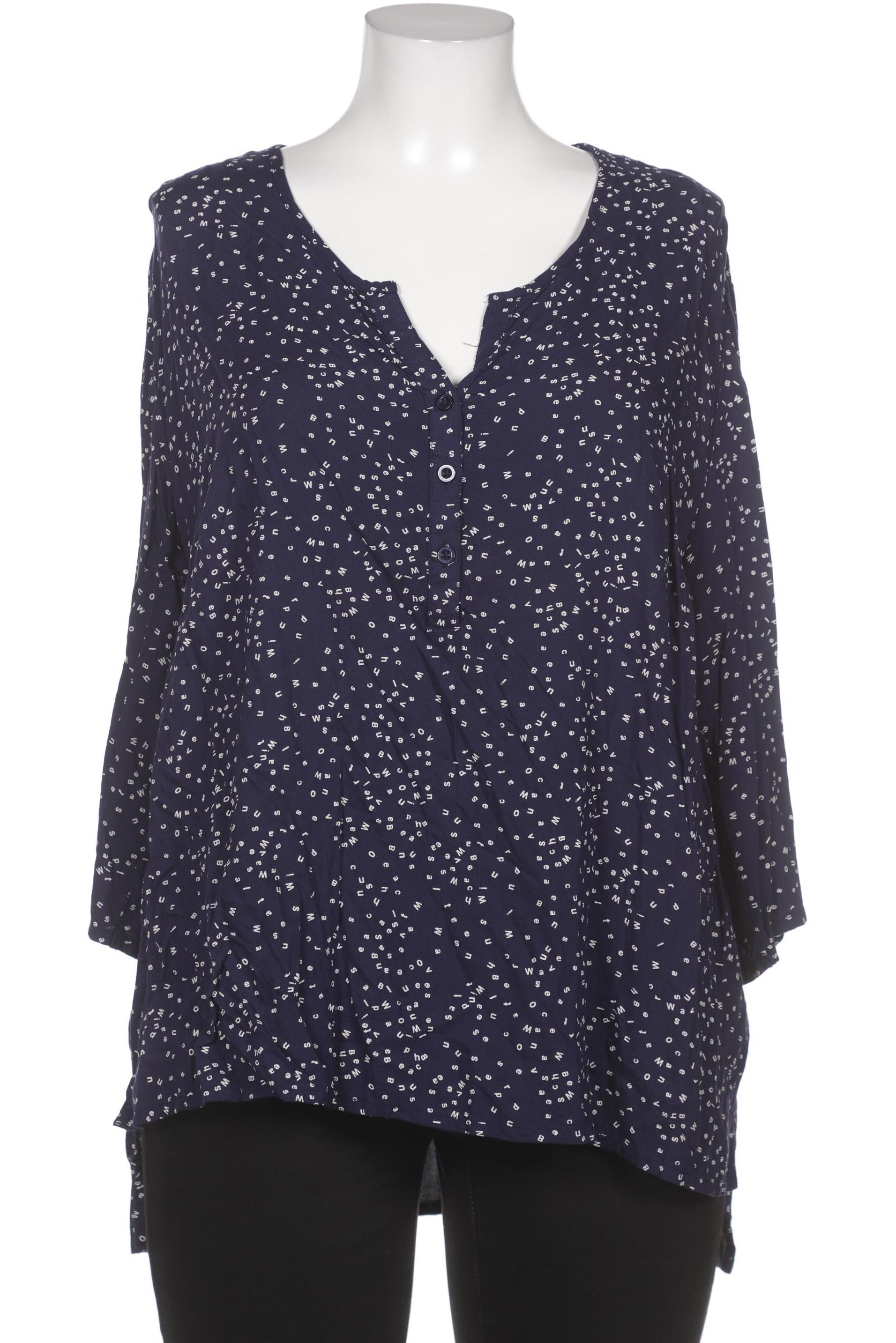 

Ulla Popken Damen Bluse, marineblau, Gr. 46
