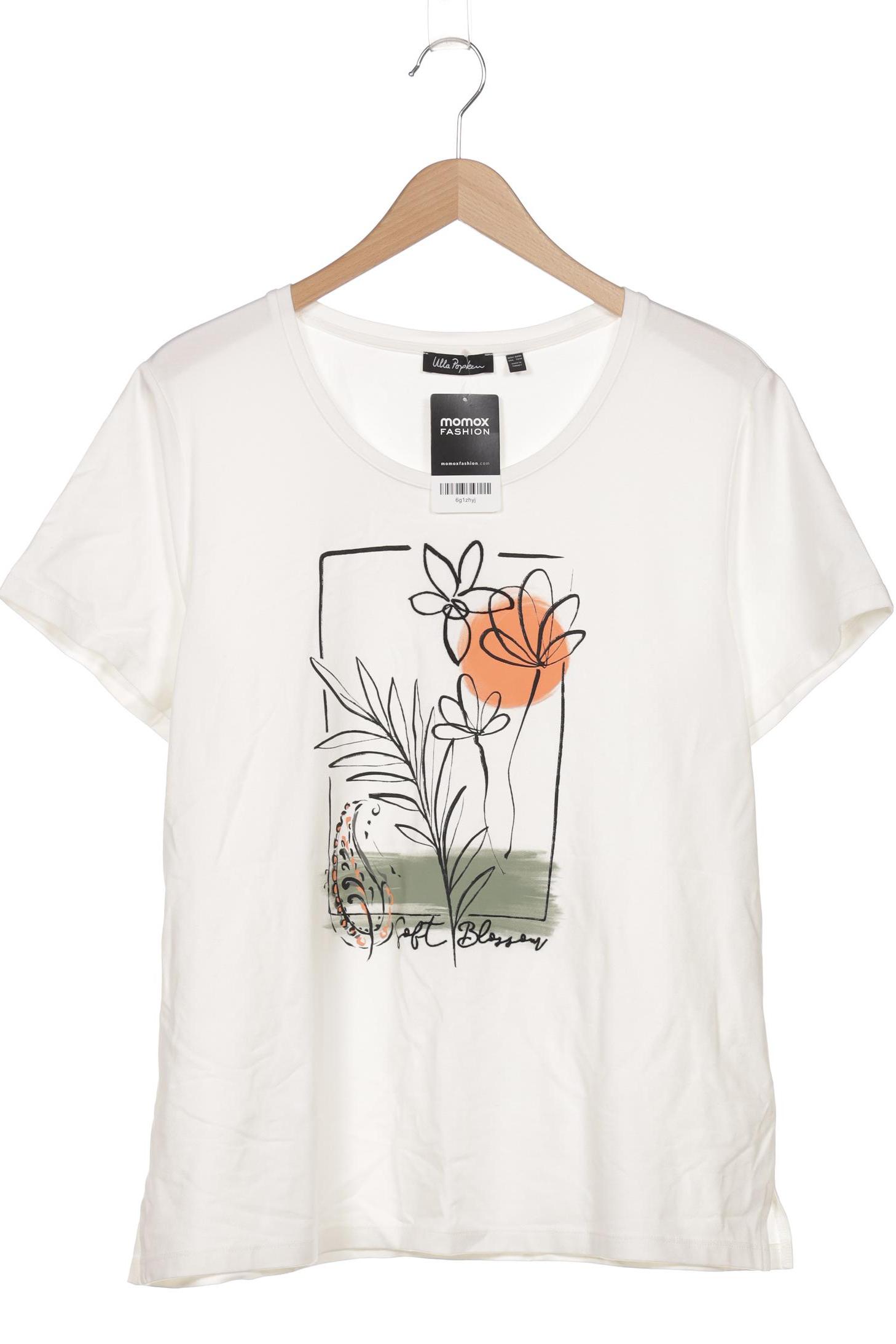 

Ulla Popken Damen T-Shirt, weiß, Gr. 42