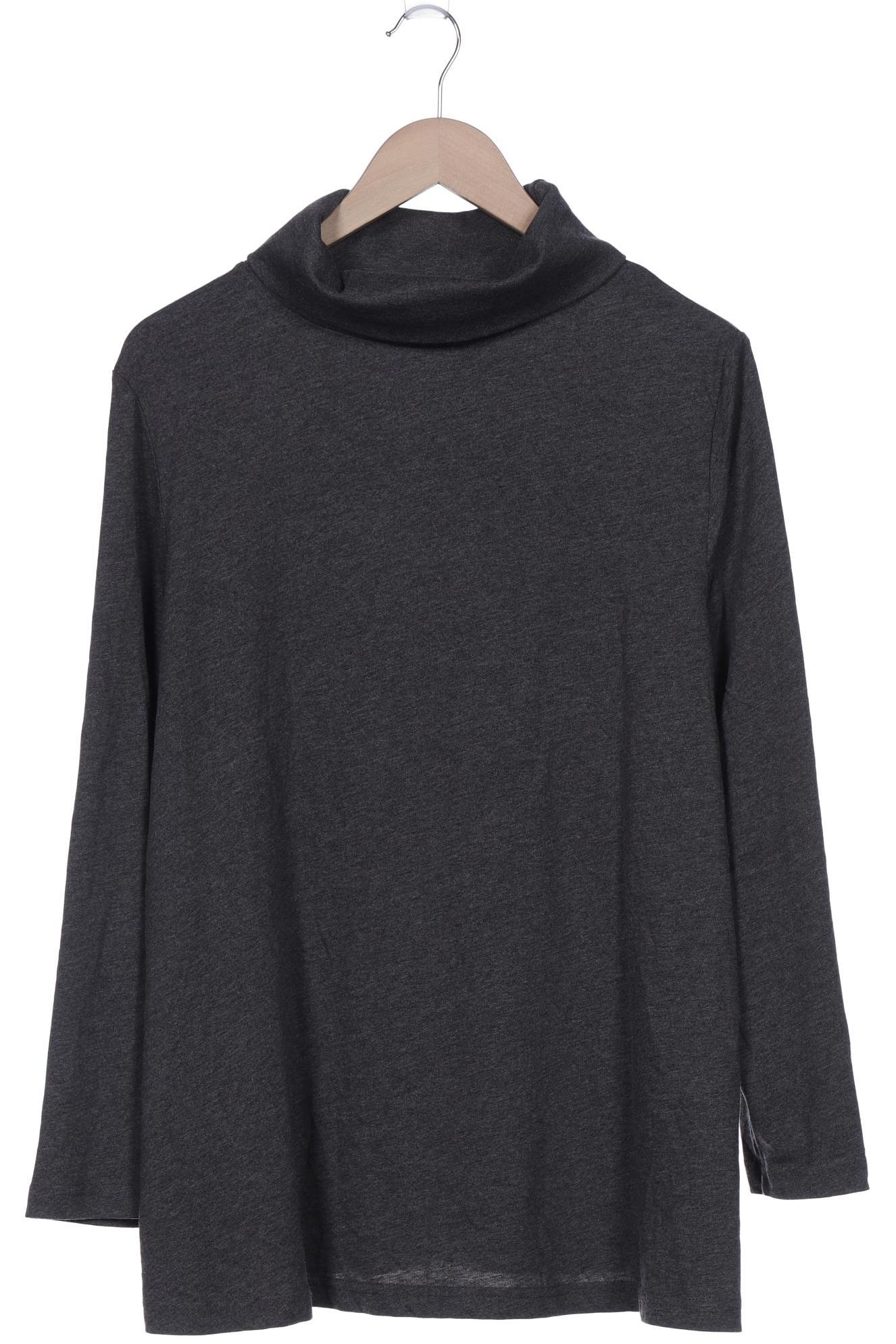 

Ulla Popken Damen Langarmshirt, grau, Gr. 46