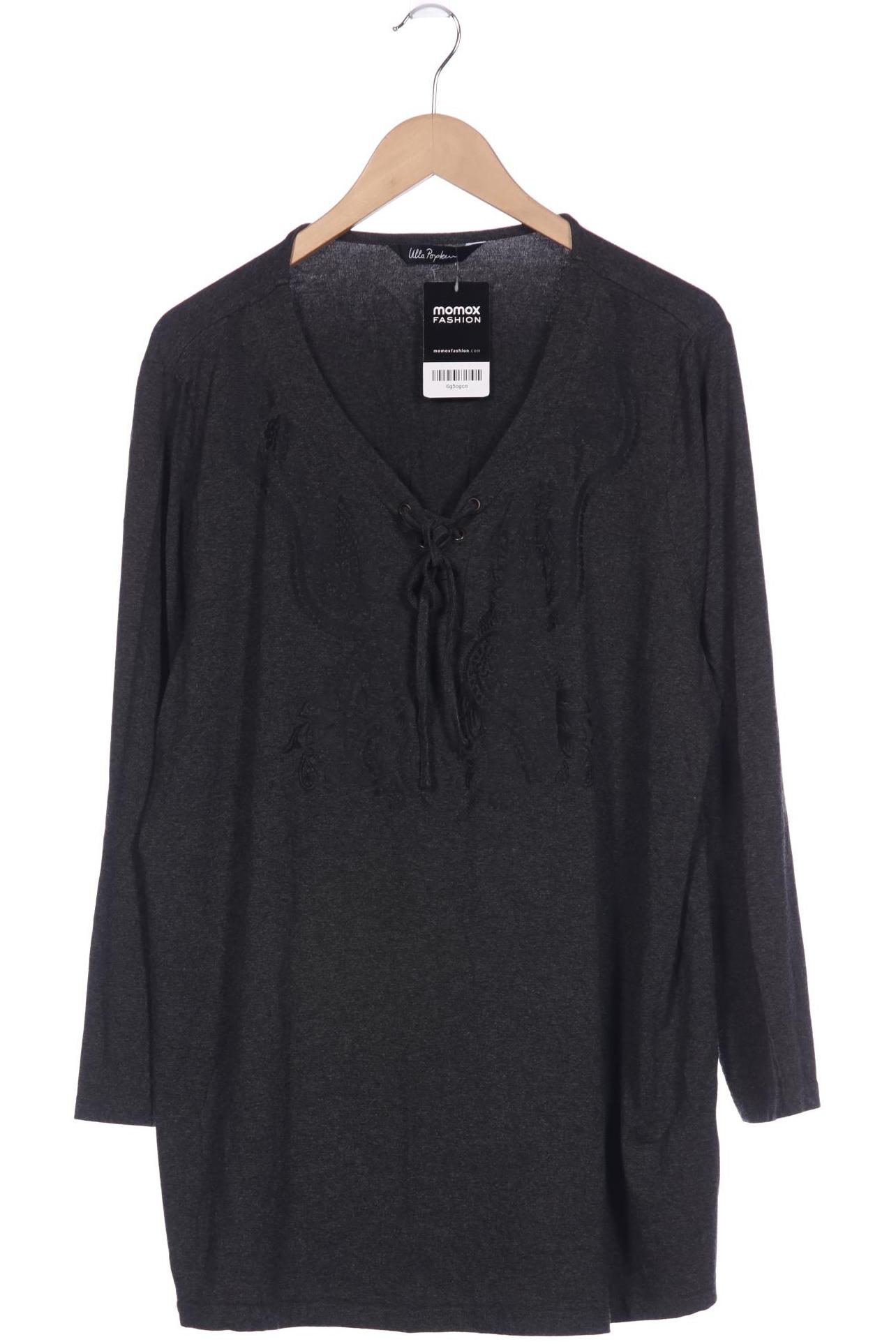 

Ulla Popken Damen Langarmshirt, grau, Gr. 46