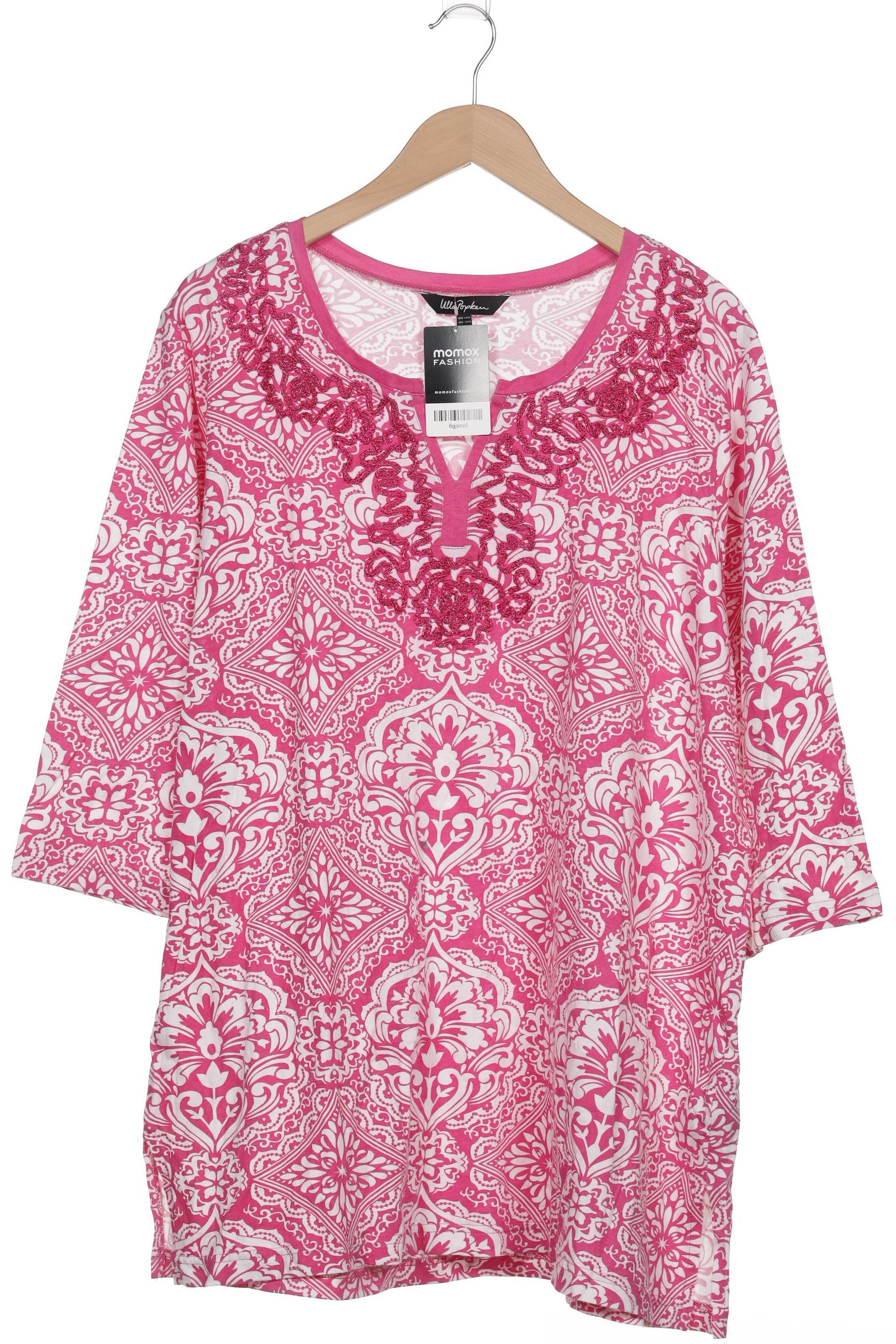 

Ulla Popken Damen Langarmshirt, pink, Gr. 46