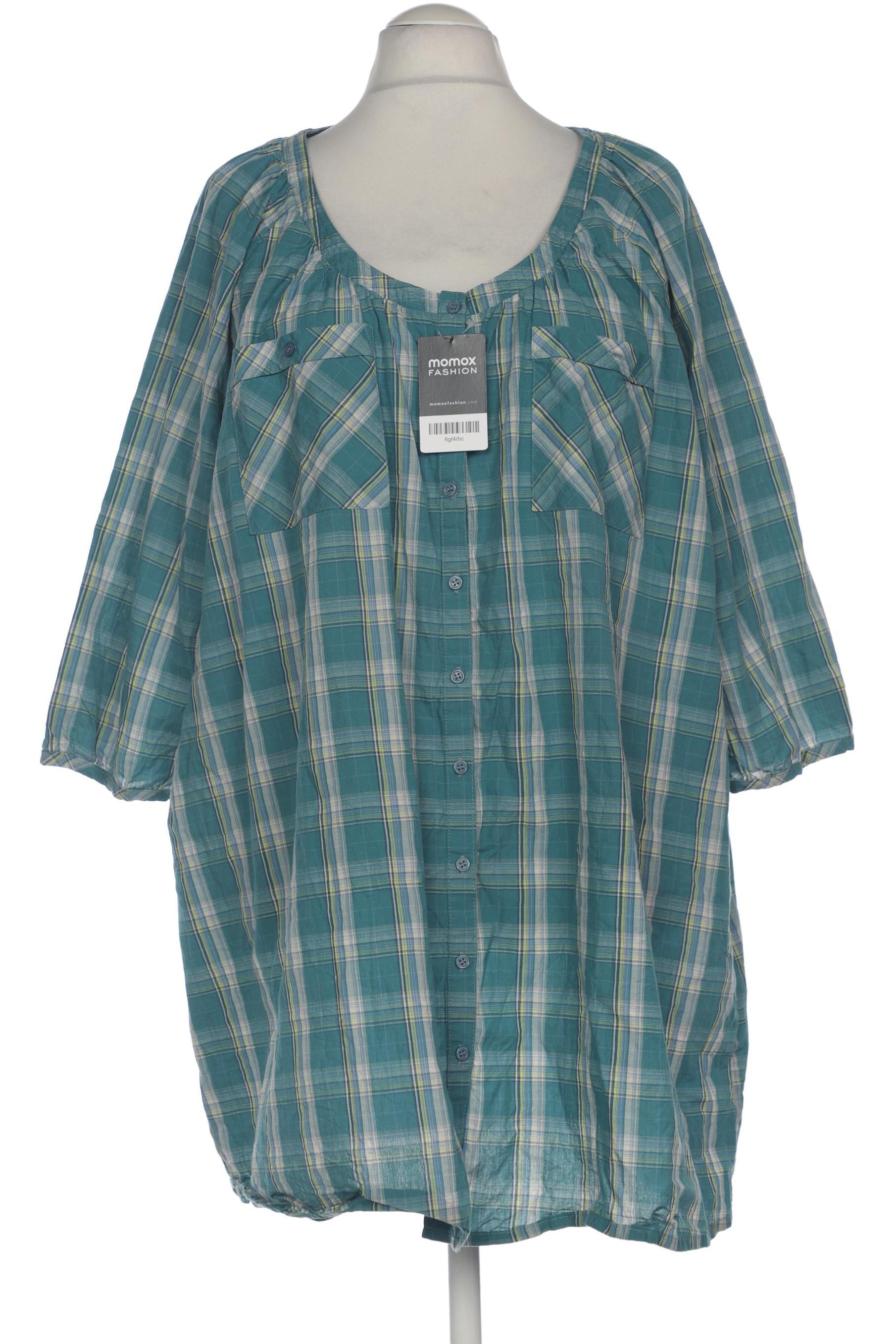 

Ulla Popken Damen Bluse, türkis, Gr. 58