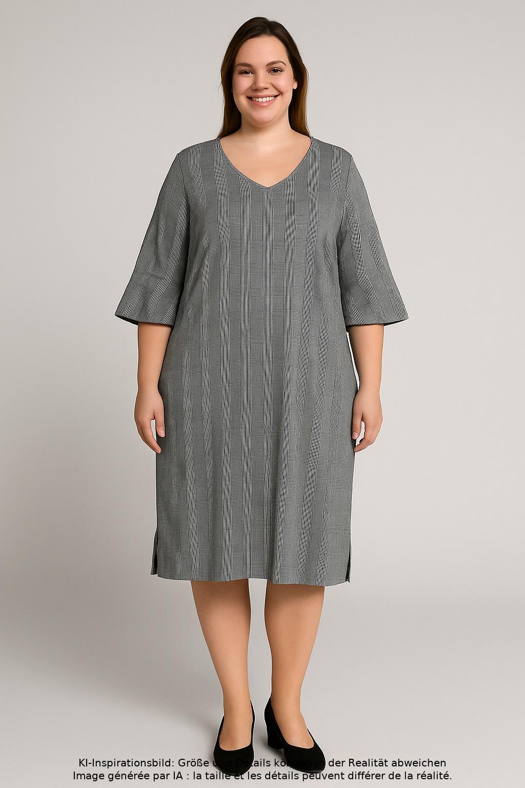 

Ulla Popken Damen Kleid, grau, Gr. 50