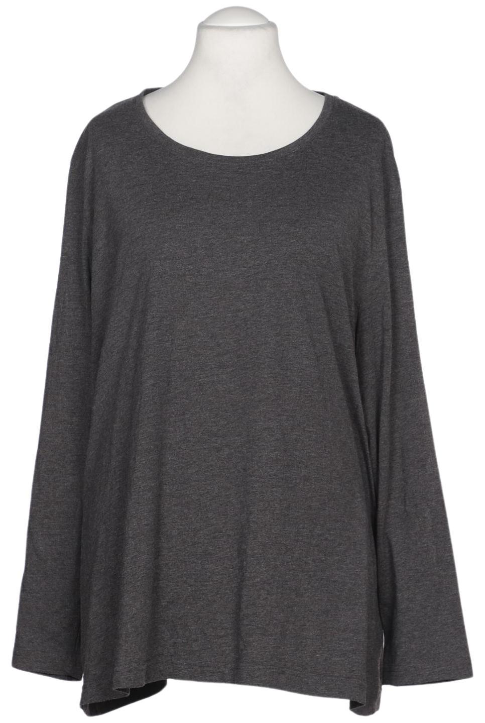 

Ulla Popken Damen Langarmshirt, grau, Gr. 54