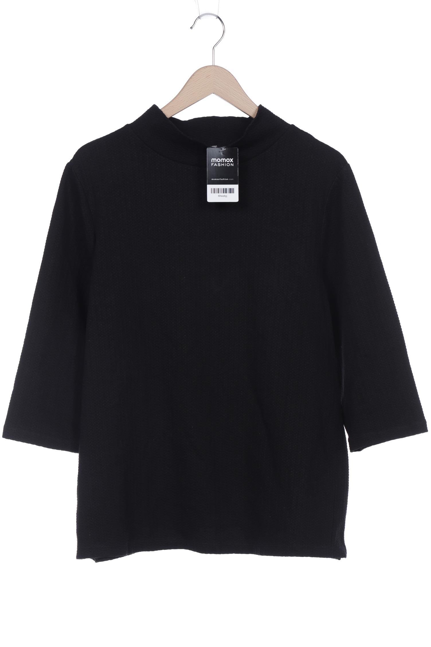 

Ulla Popken Damen Langarmshirt, schwarz, Gr. 46