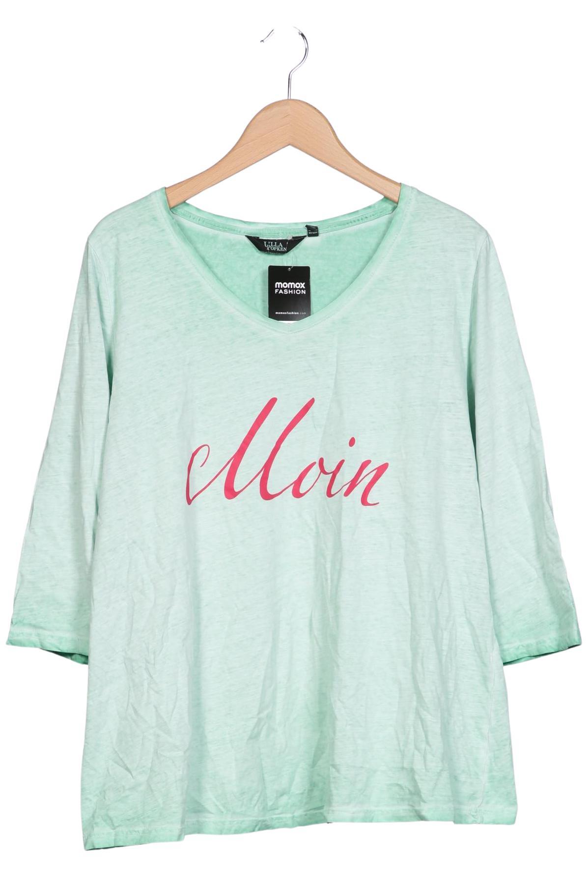 

Ulla Popken Damen Langarmshirt, hellgrün, Gr. 46