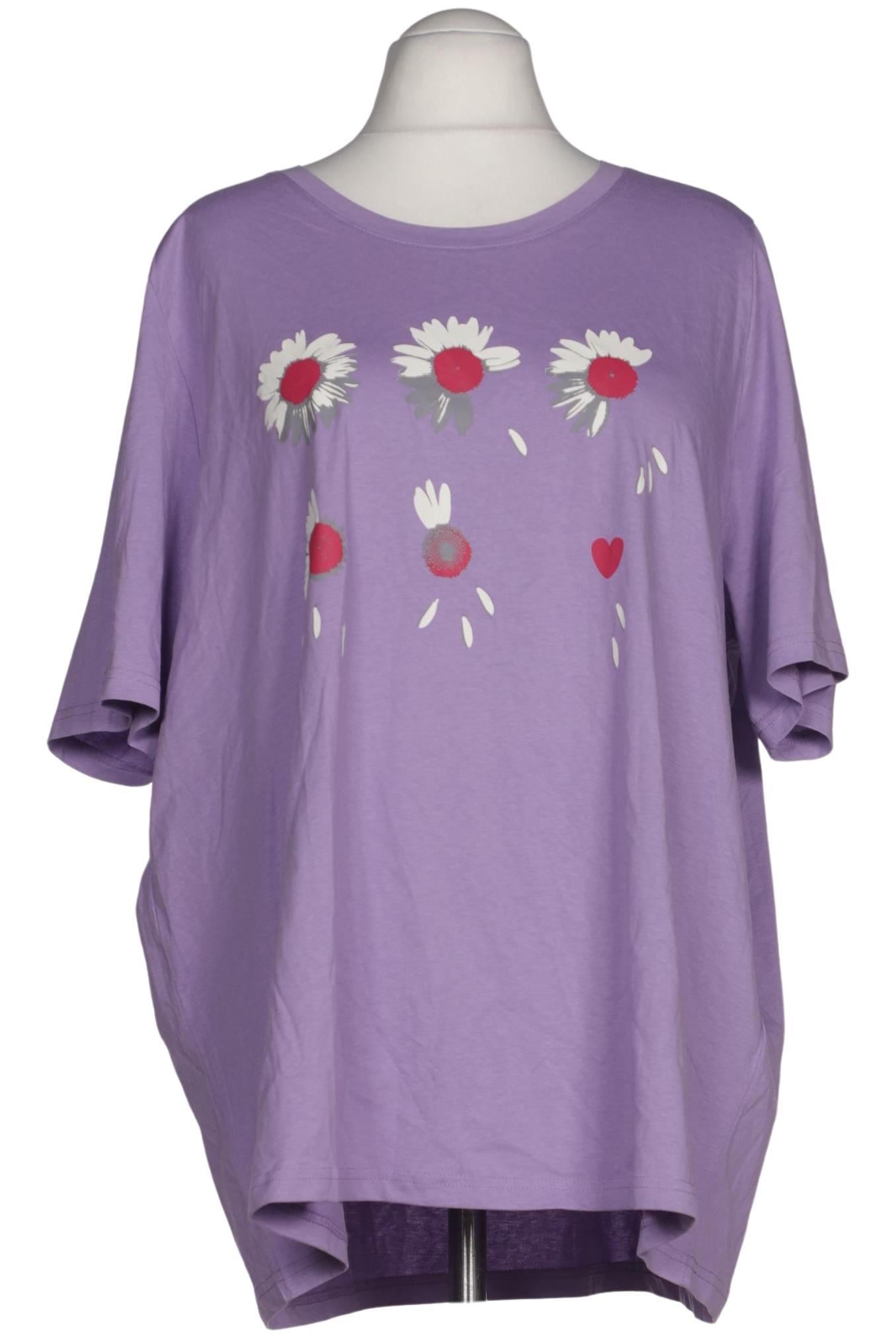 

Ulla Popken Damen T-Shirt, flieder, Gr. 54