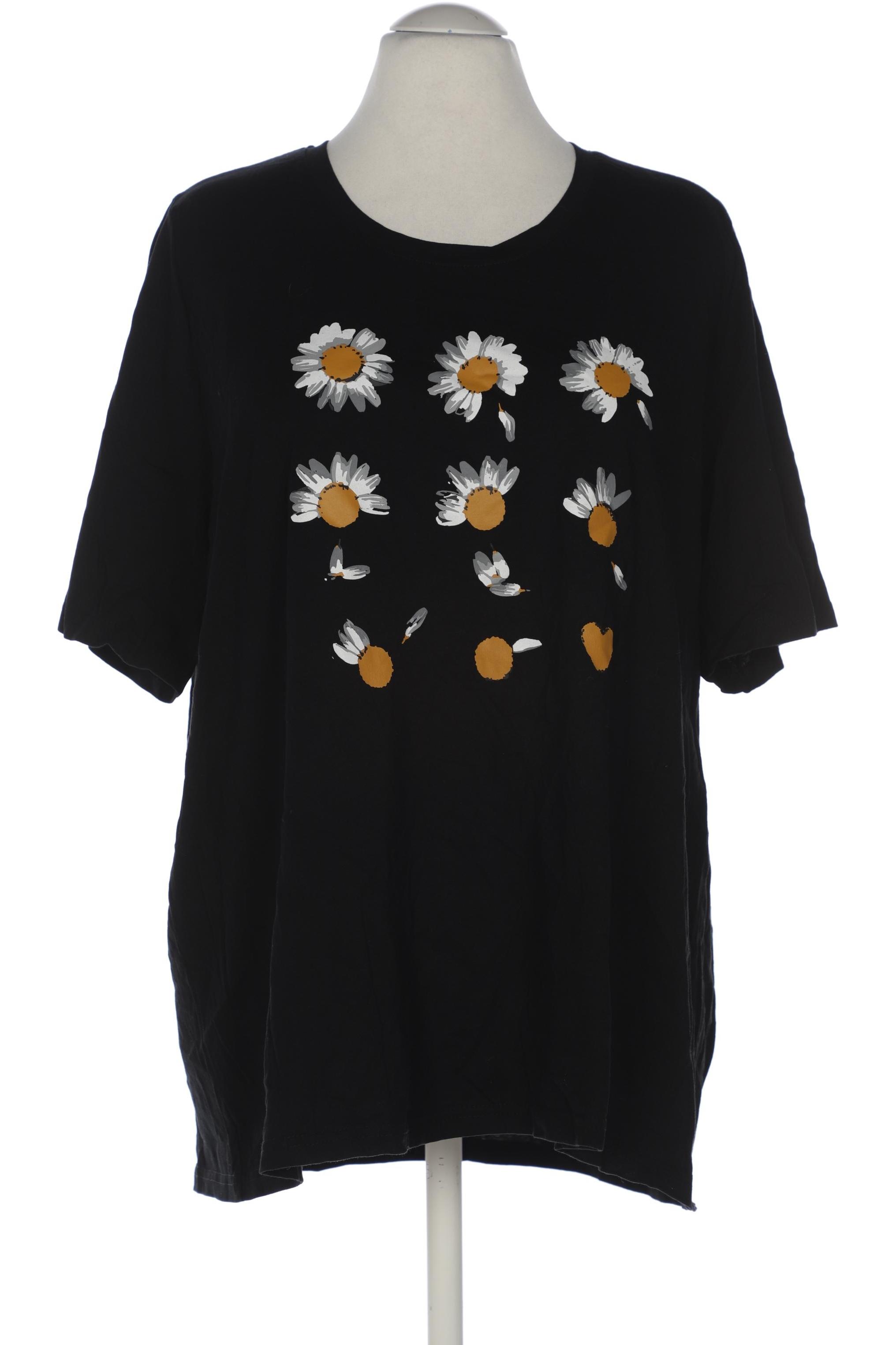 

Ulla Popken Damen T-Shirt, schwarz, Gr. 52