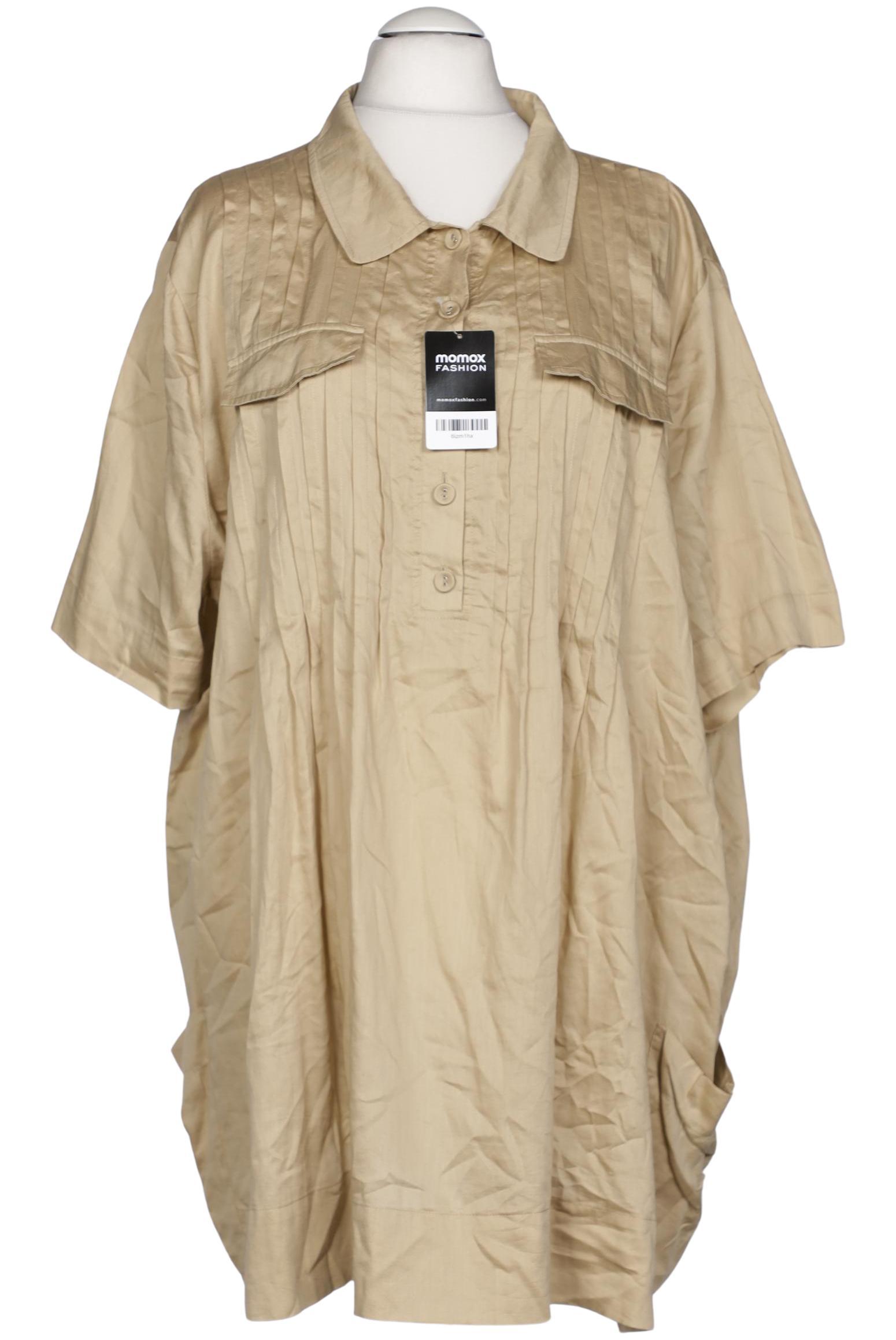 

Ulla Popken Damen Bluse, beige, Gr. 54