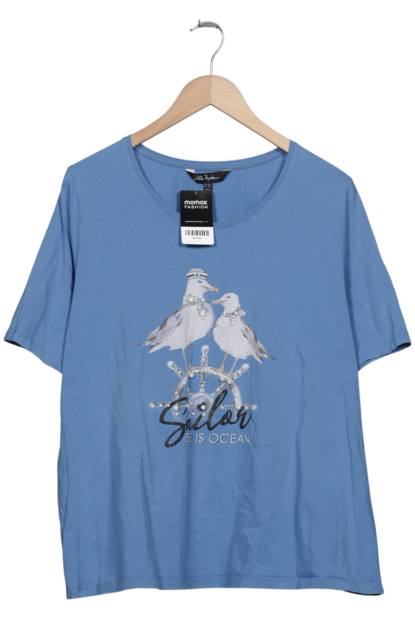 

Ulla Popken Damen T-Shirt, blau, Gr. 50