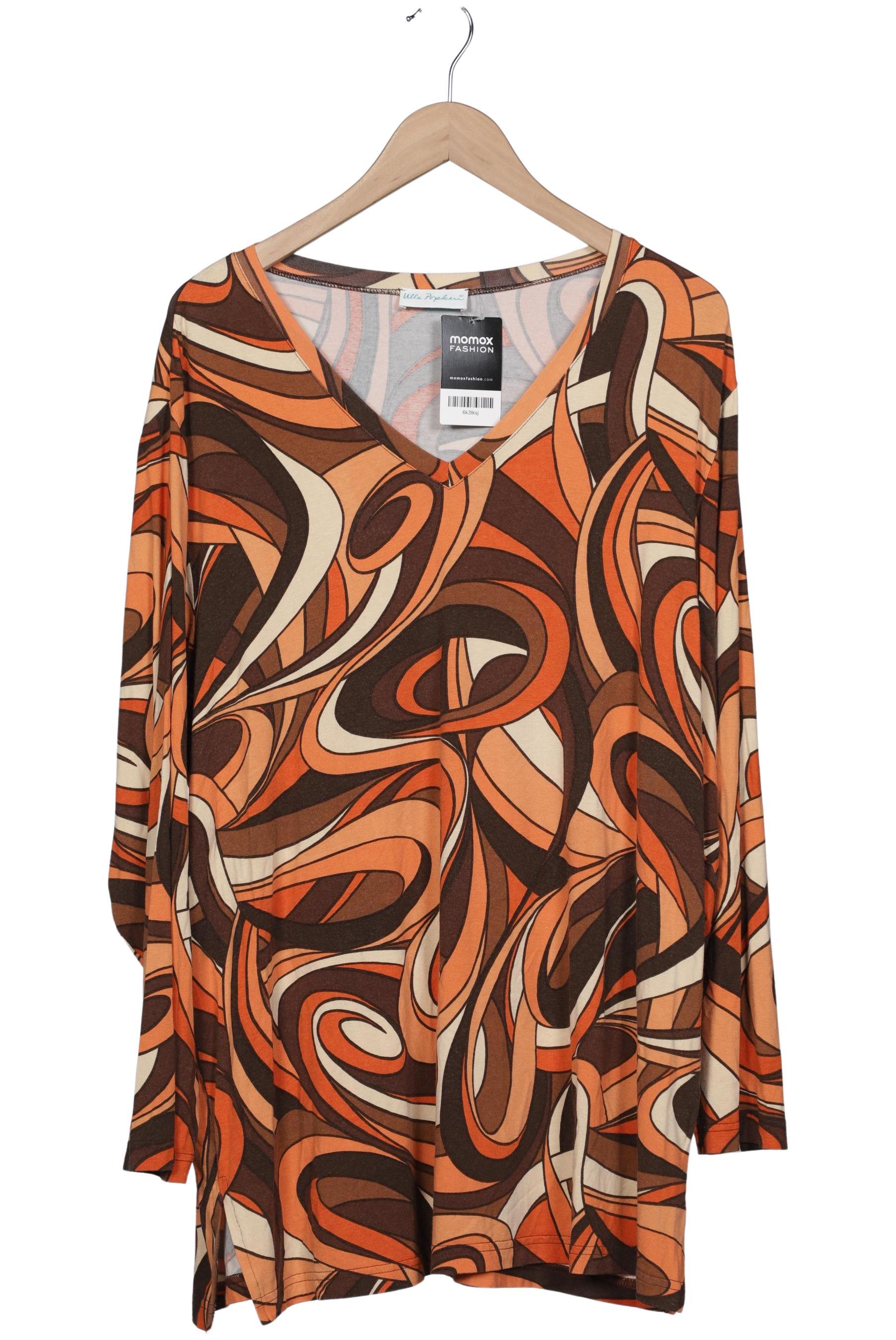 

Ulla Popken Damen Langarmshirt, orange, Gr. 46