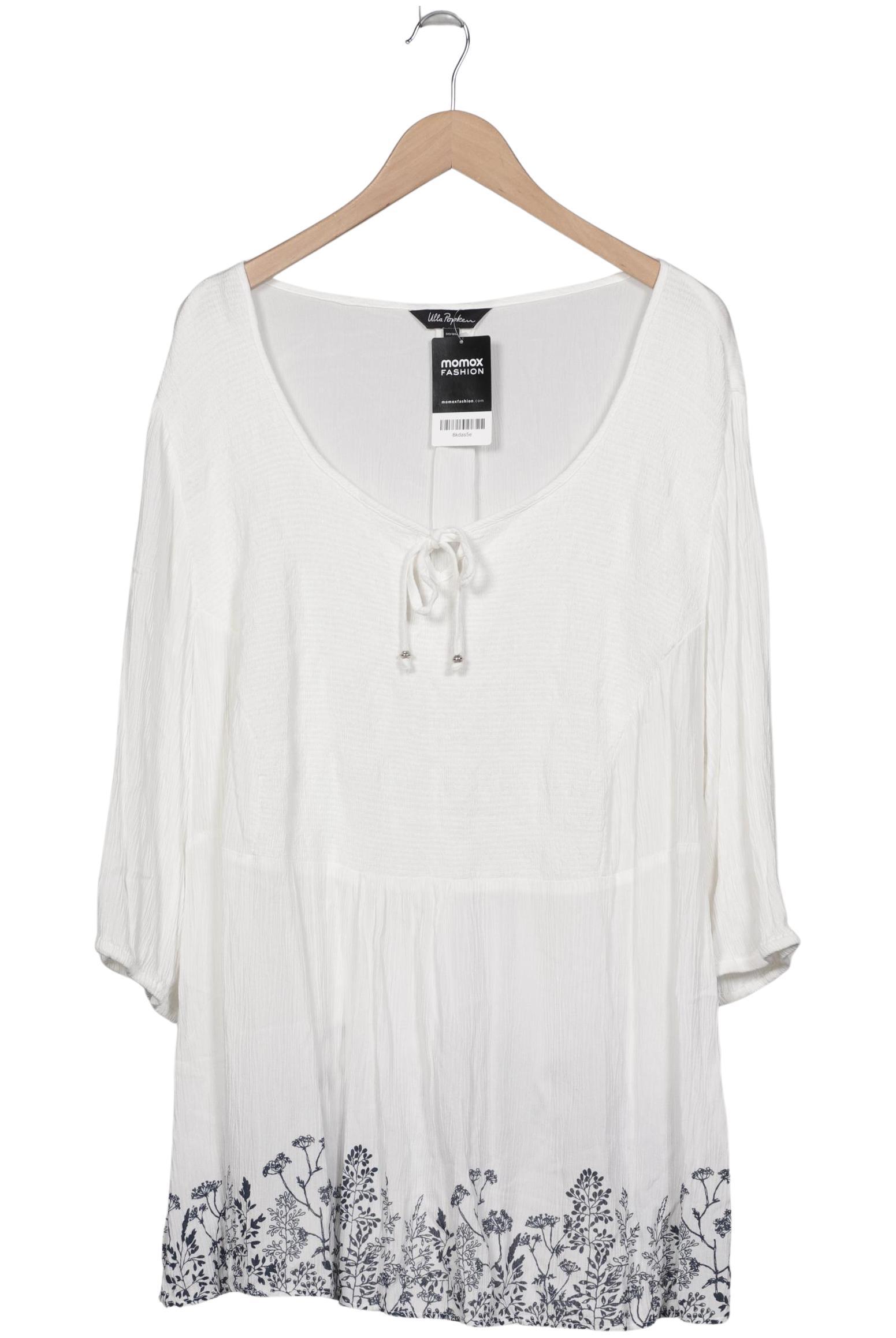 

Ulla Popken Damen Langarmshirt, weiß, Gr. 50