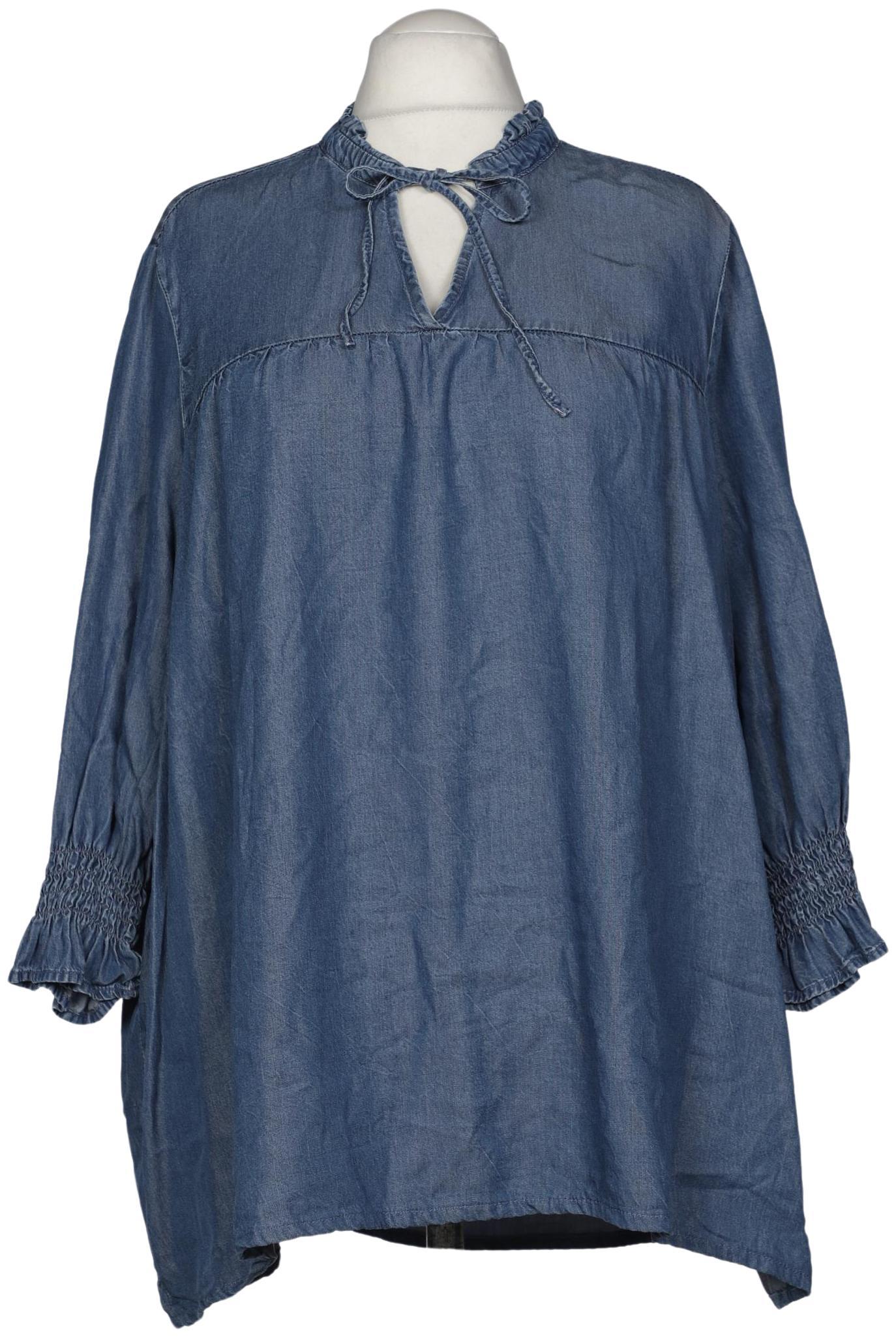 

Ulla Popken Damen Bluse, blau, Gr. 54
