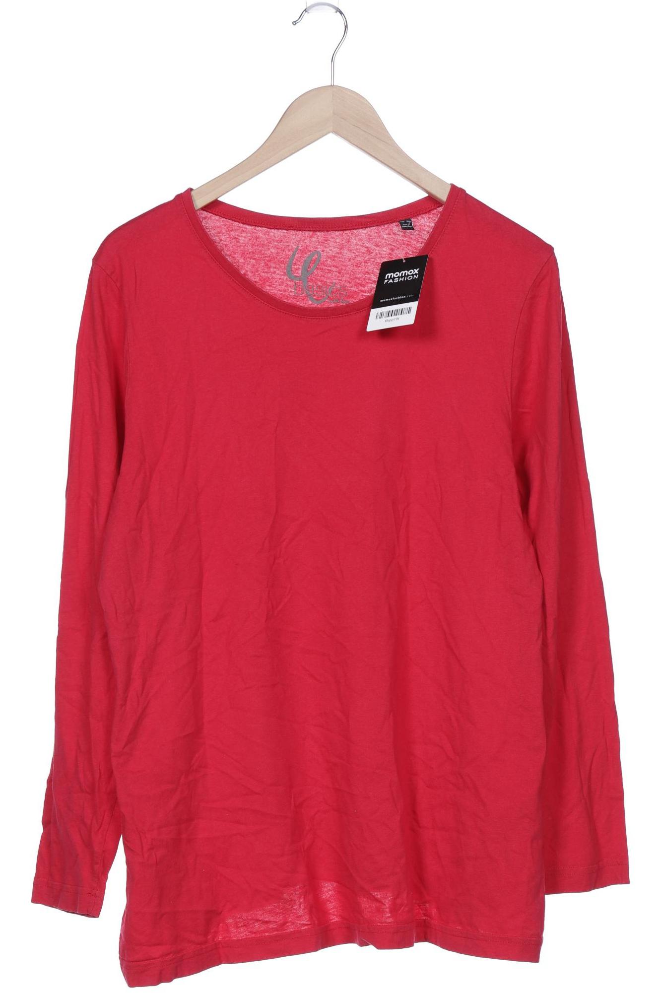 

Ulla Popken Damen Langarmshirt, rot, Gr. 42