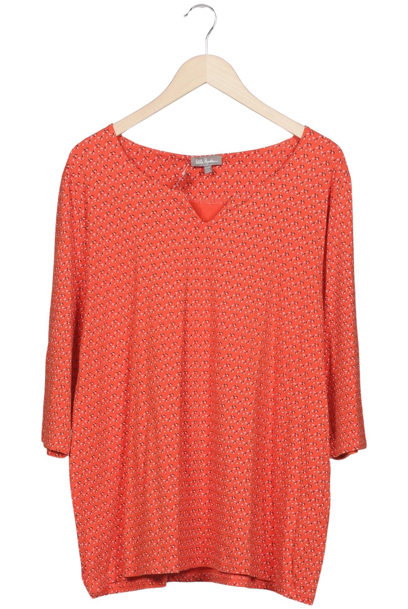 

Ulla Popken Damen Langarmshirt, orange, Gr. 50