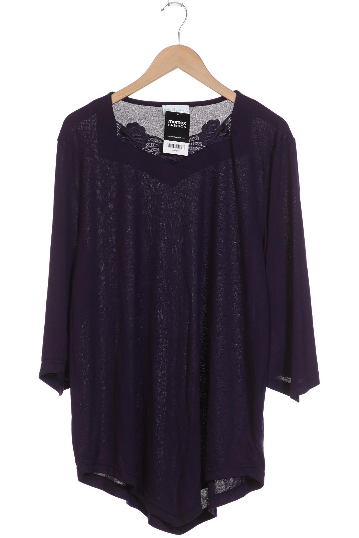 

Ulla Popken Damen Langarmshirt, flieder, Gr. 46