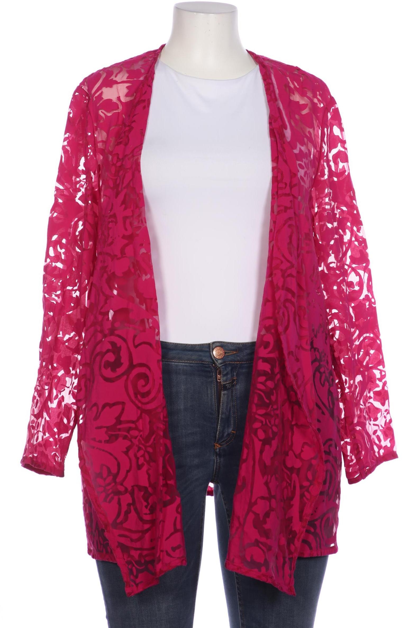 

Ulla Popken Damen Strickjacke, pink