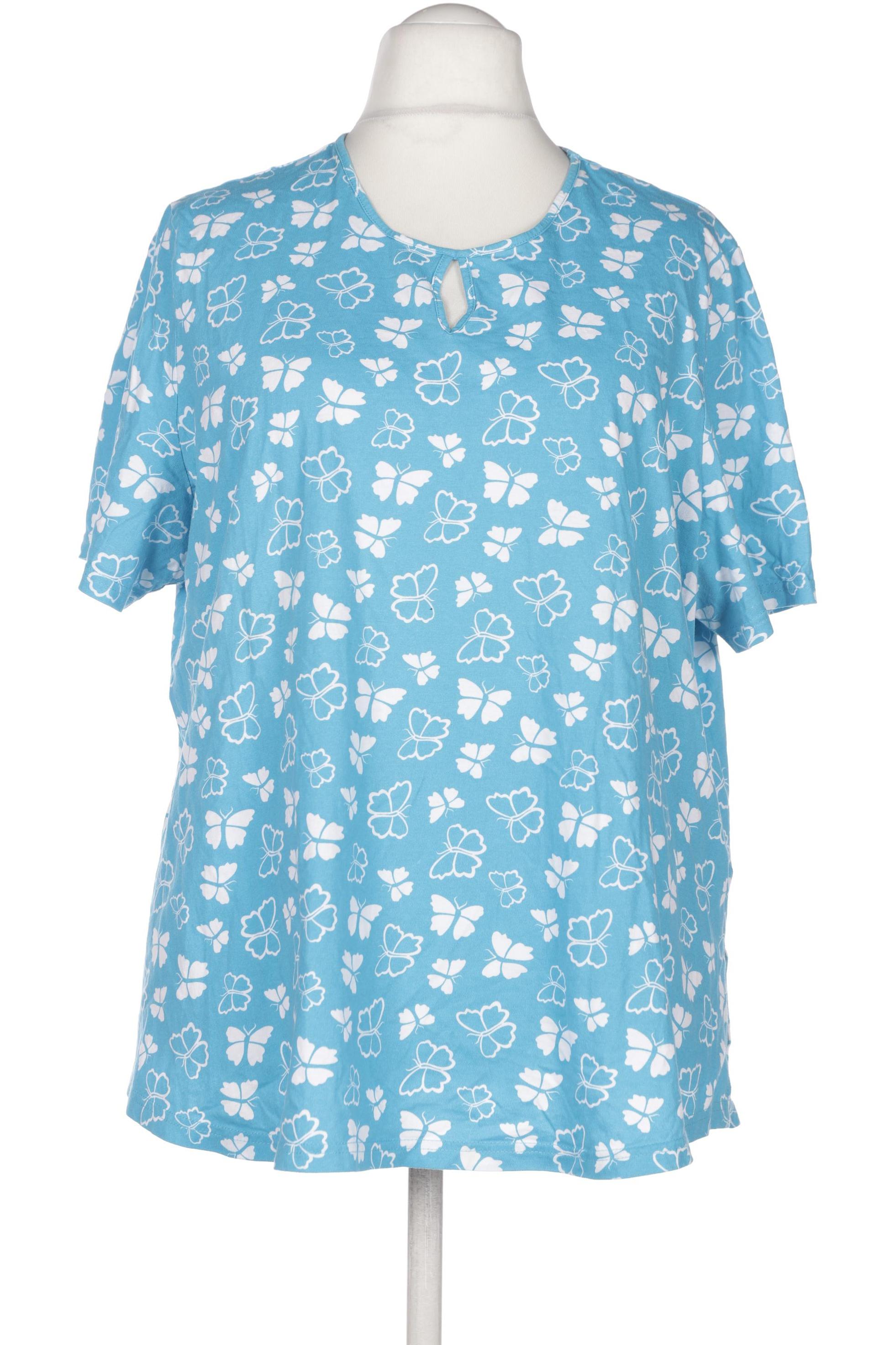 

Ulla Popken Damen T-Shirt, blau, Gr. 54