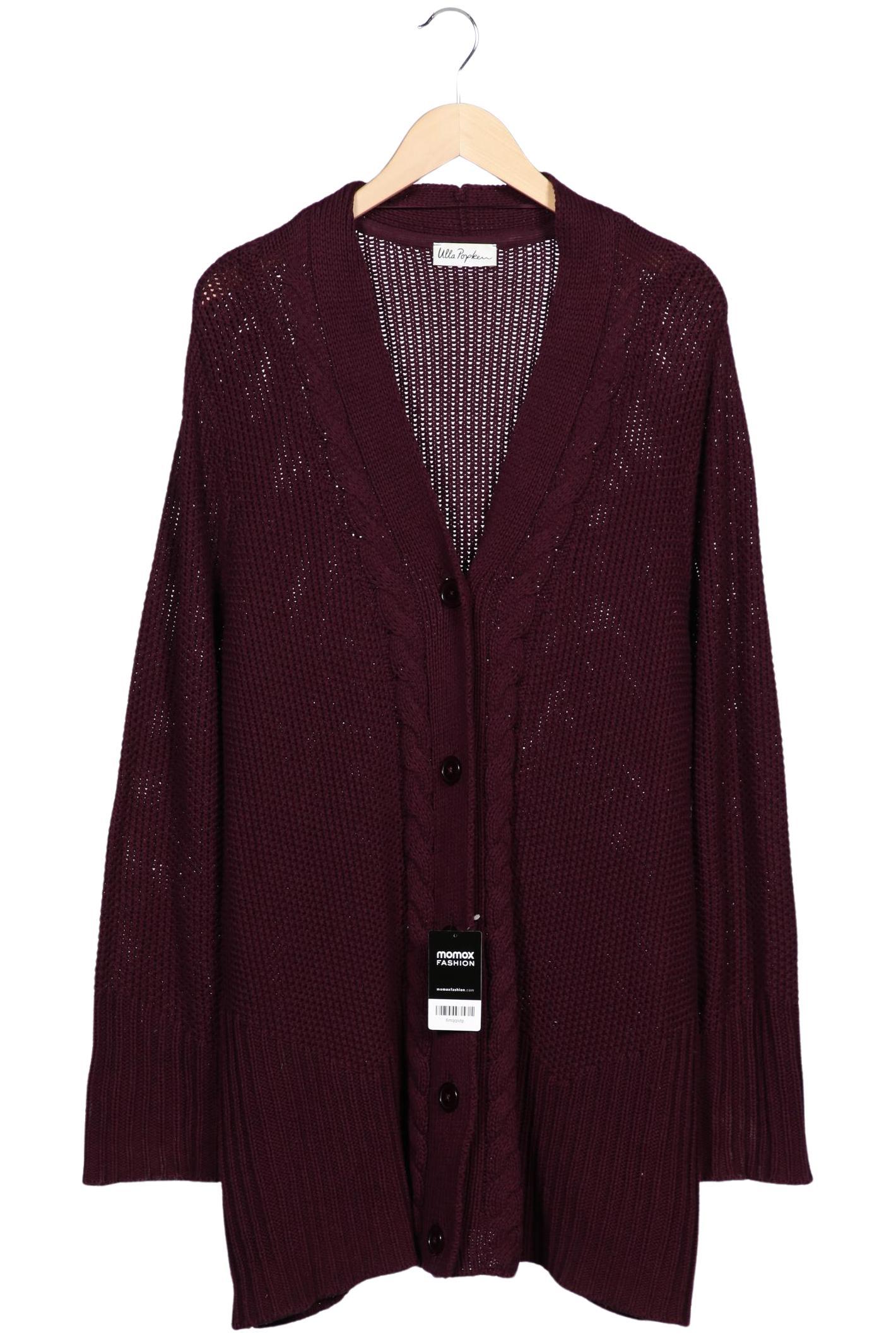 

Ulla Popken Damen Strickjacke, bordeaux, Gr. 46