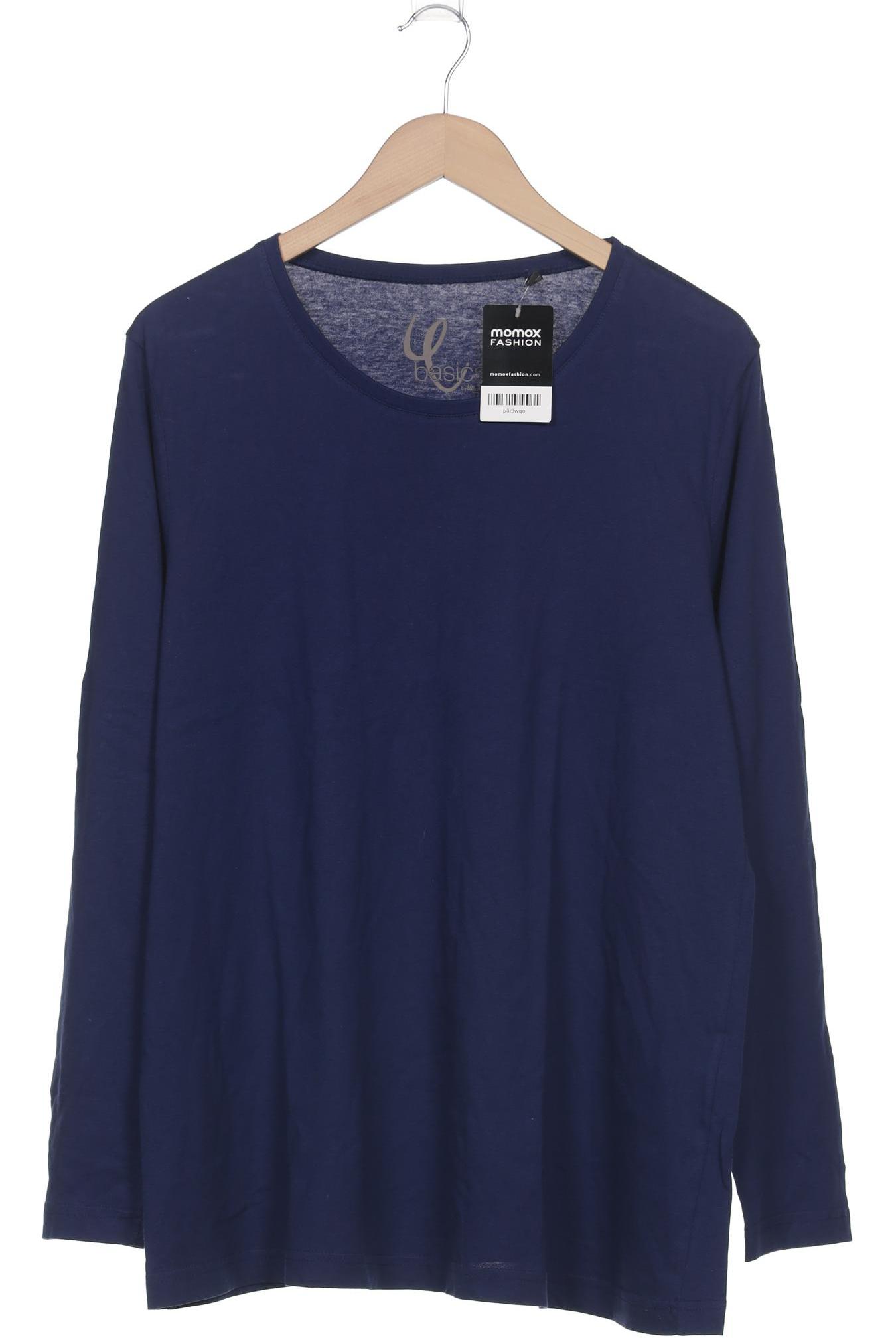 

Ulla Popken Damen Langarmshirt, marineblau, Gr. 46