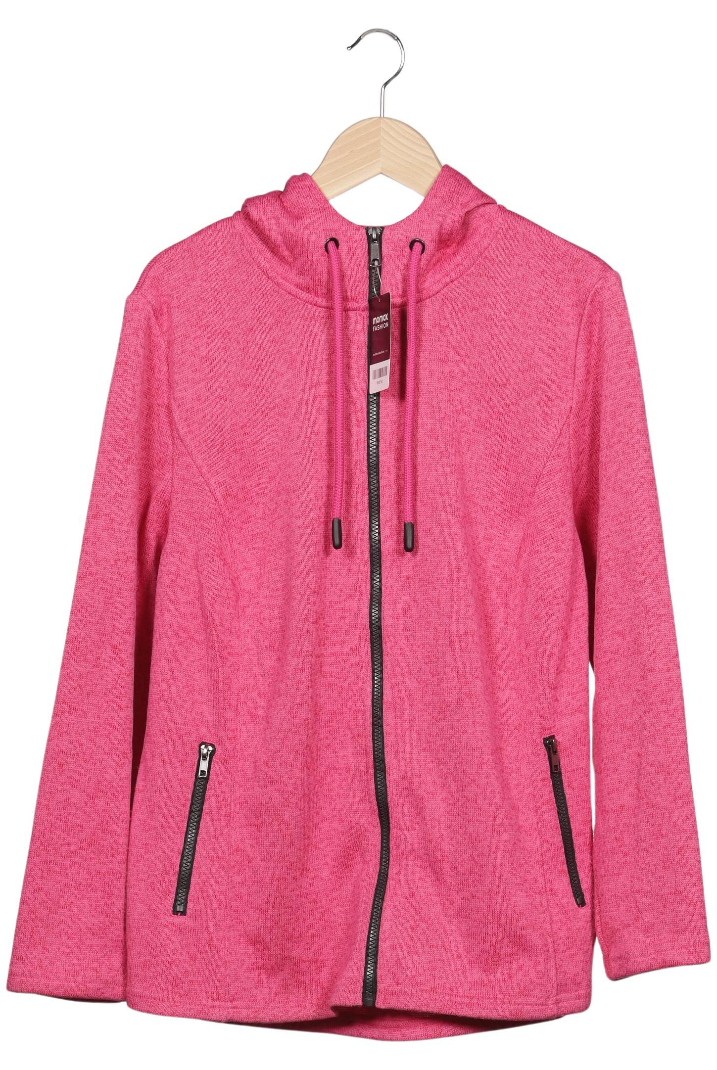 

Ulla Popken Damen Kapuzenpullover, pink, Gr. 46