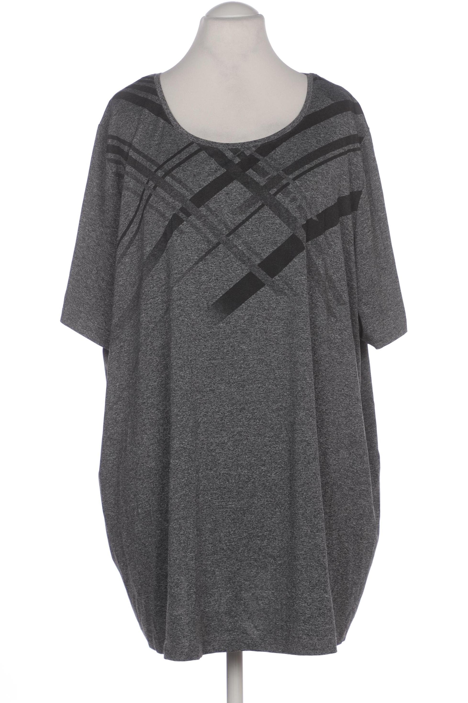 

Ulla Popken Damen T-Shirt, grau, Gr. 58