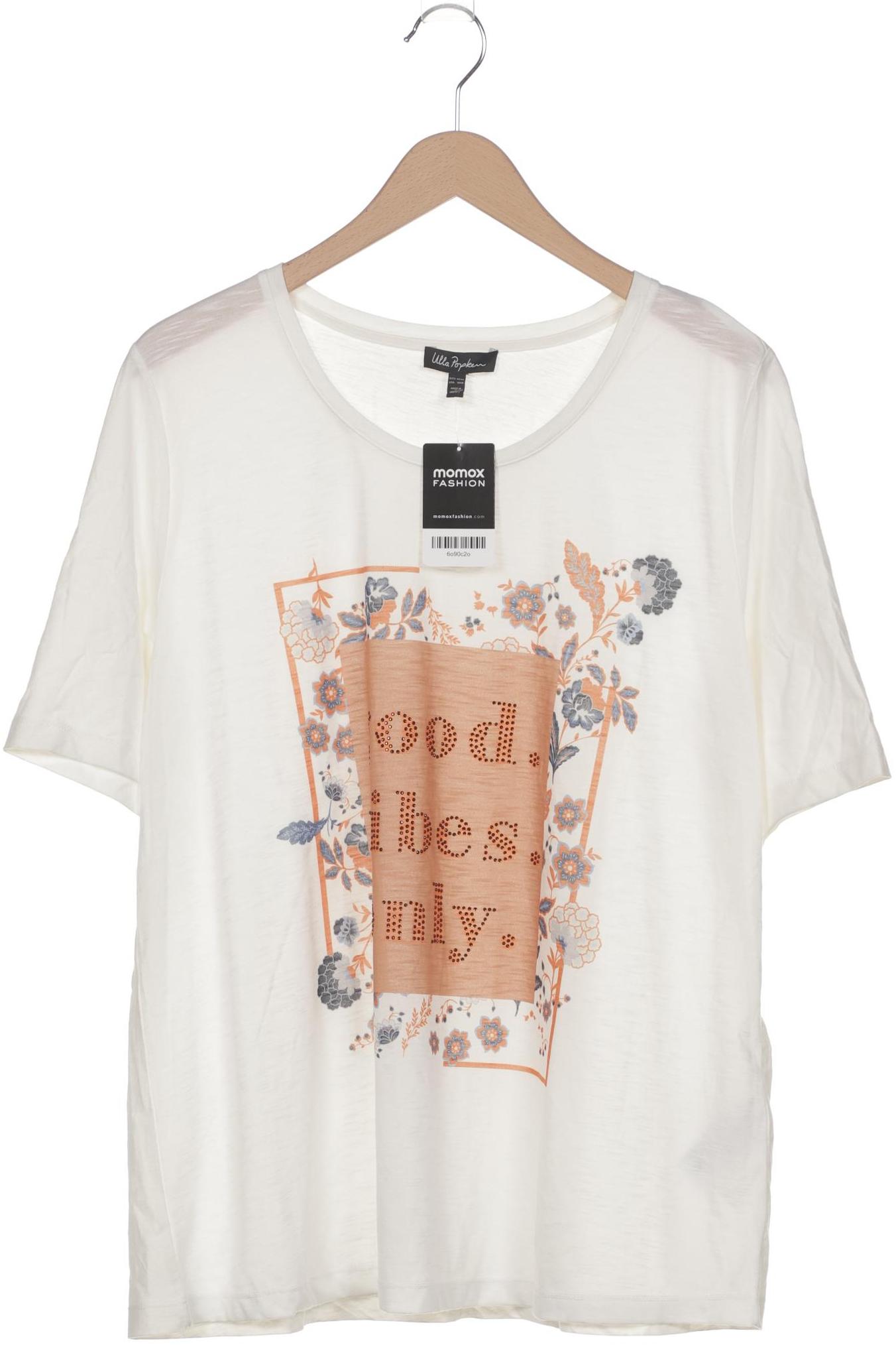 

Ulla Popken Damen T-Shirt, weiß, Gr. 46