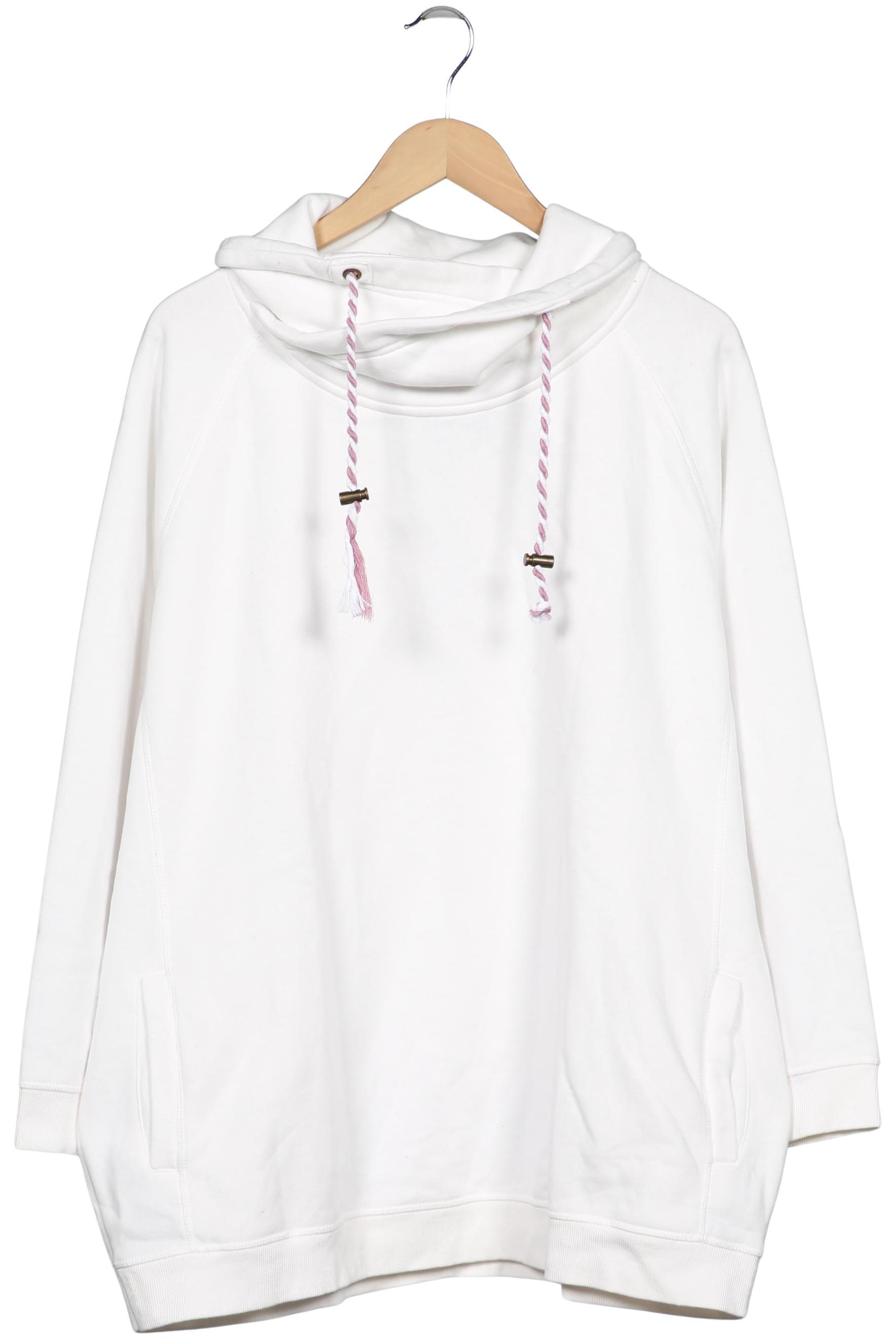 

Ulla Popken Damen Sweatshirt, weiß, Gr. 50