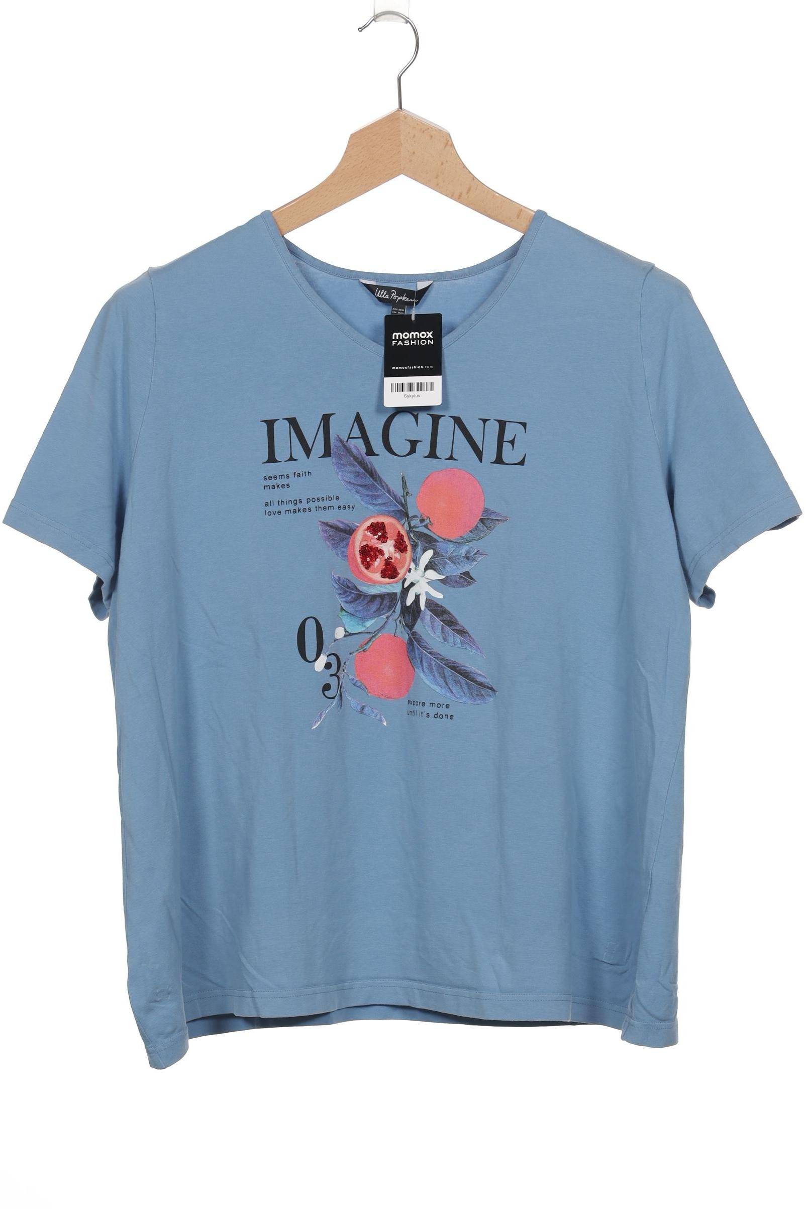 

Ulla Popken Damen T-Shirt, blau, Gr. 50