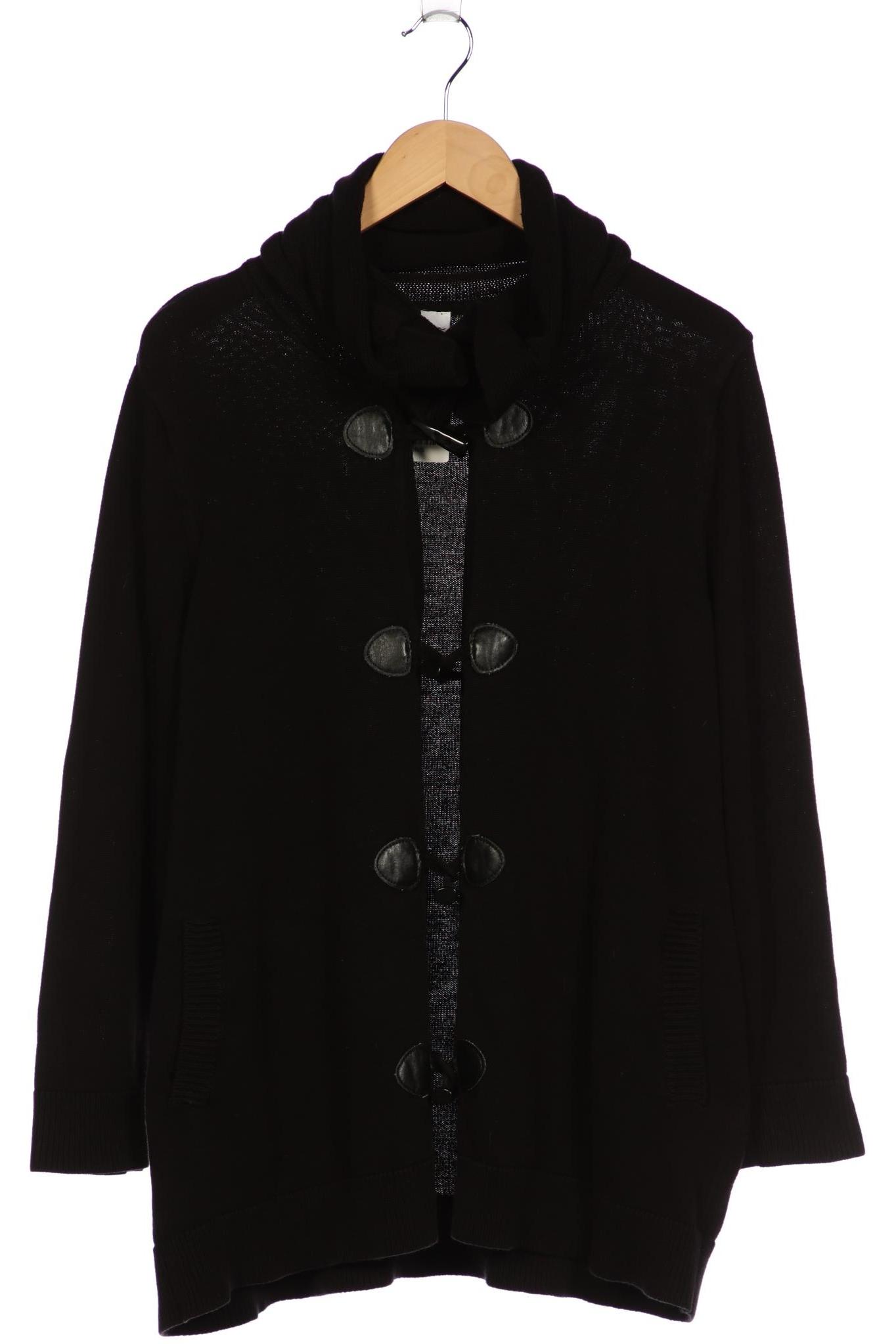 

Ulla Popken Damen Strickjacke, schwarz, Gr. 46