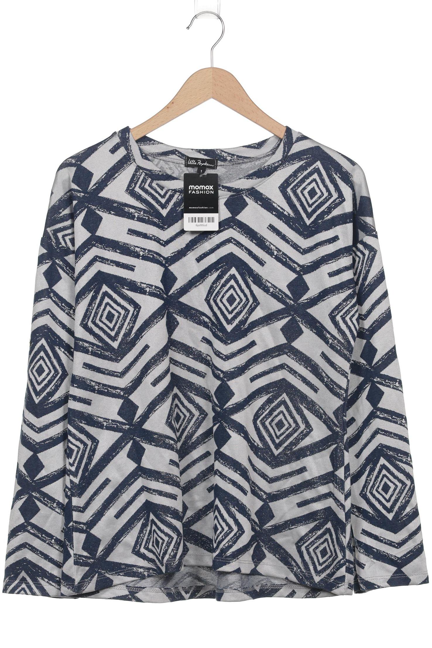 

Ulla Popken Damen Langarmshirt, blau, Gr. 44