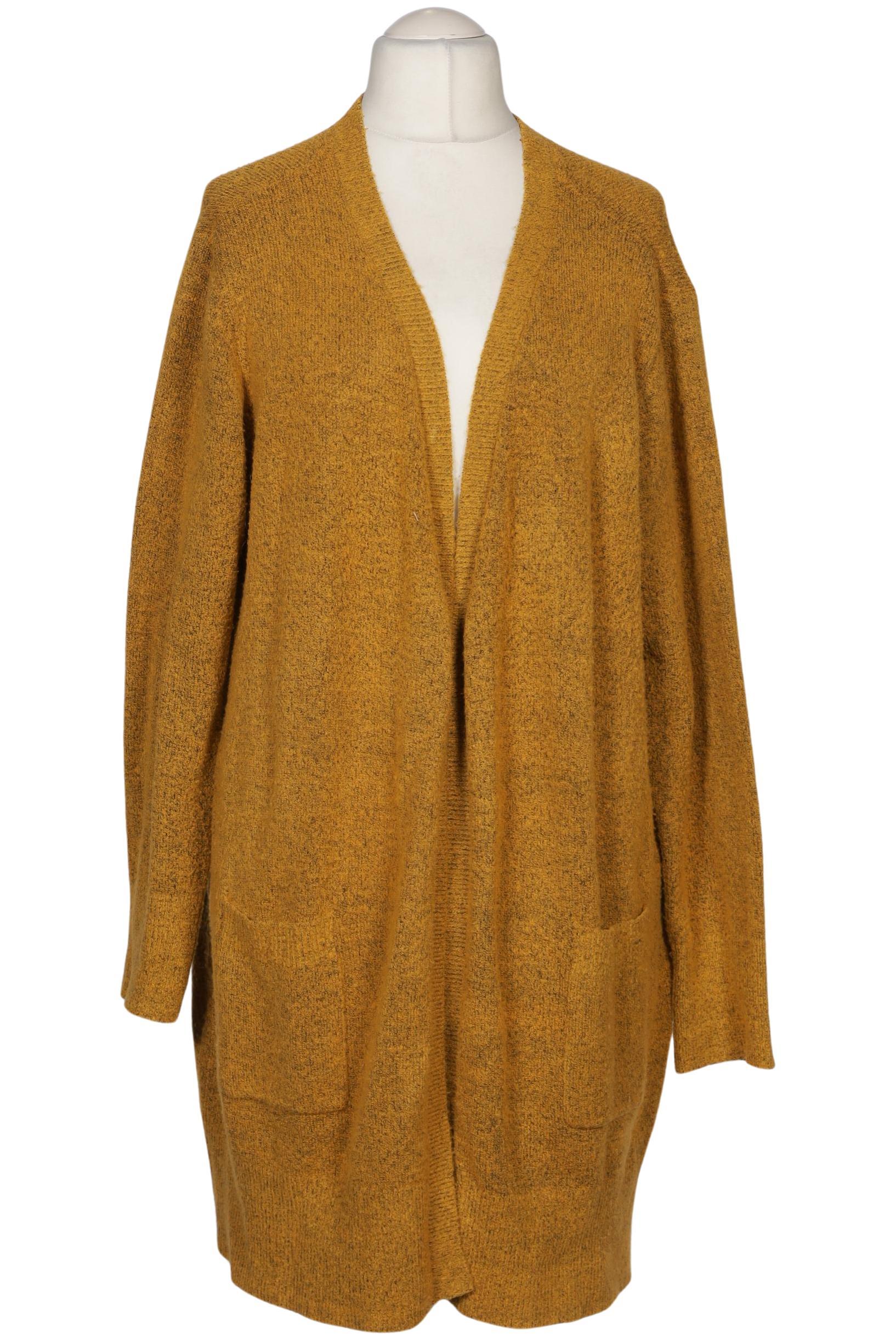 

Ulla Popken Damen Strickjacke, gelb, Gr. 50