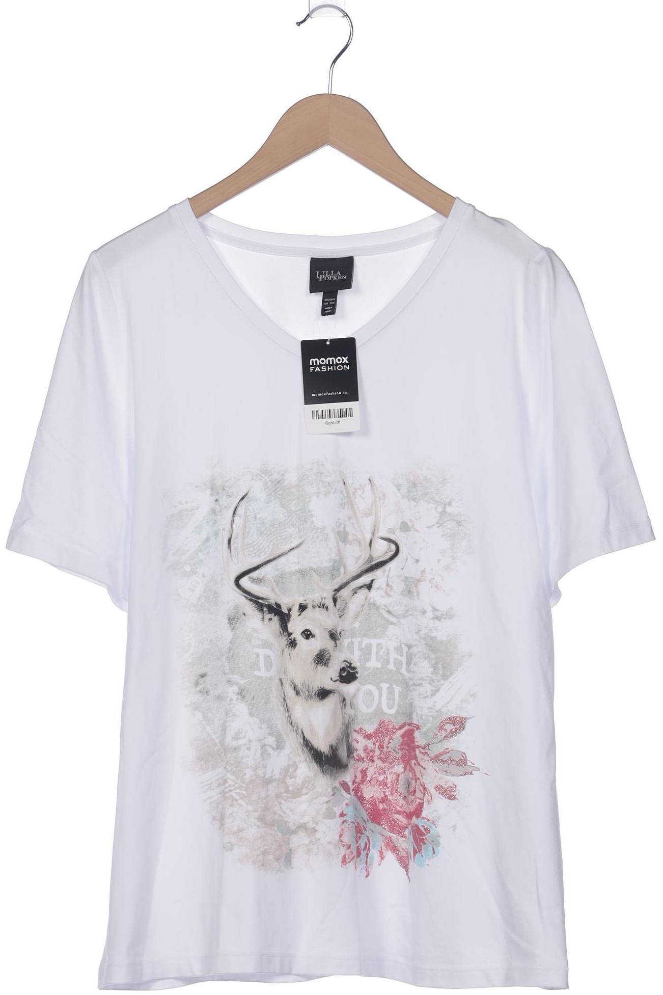 

Ulla Popken Damen T-Shirt, weiß, Gr. 42