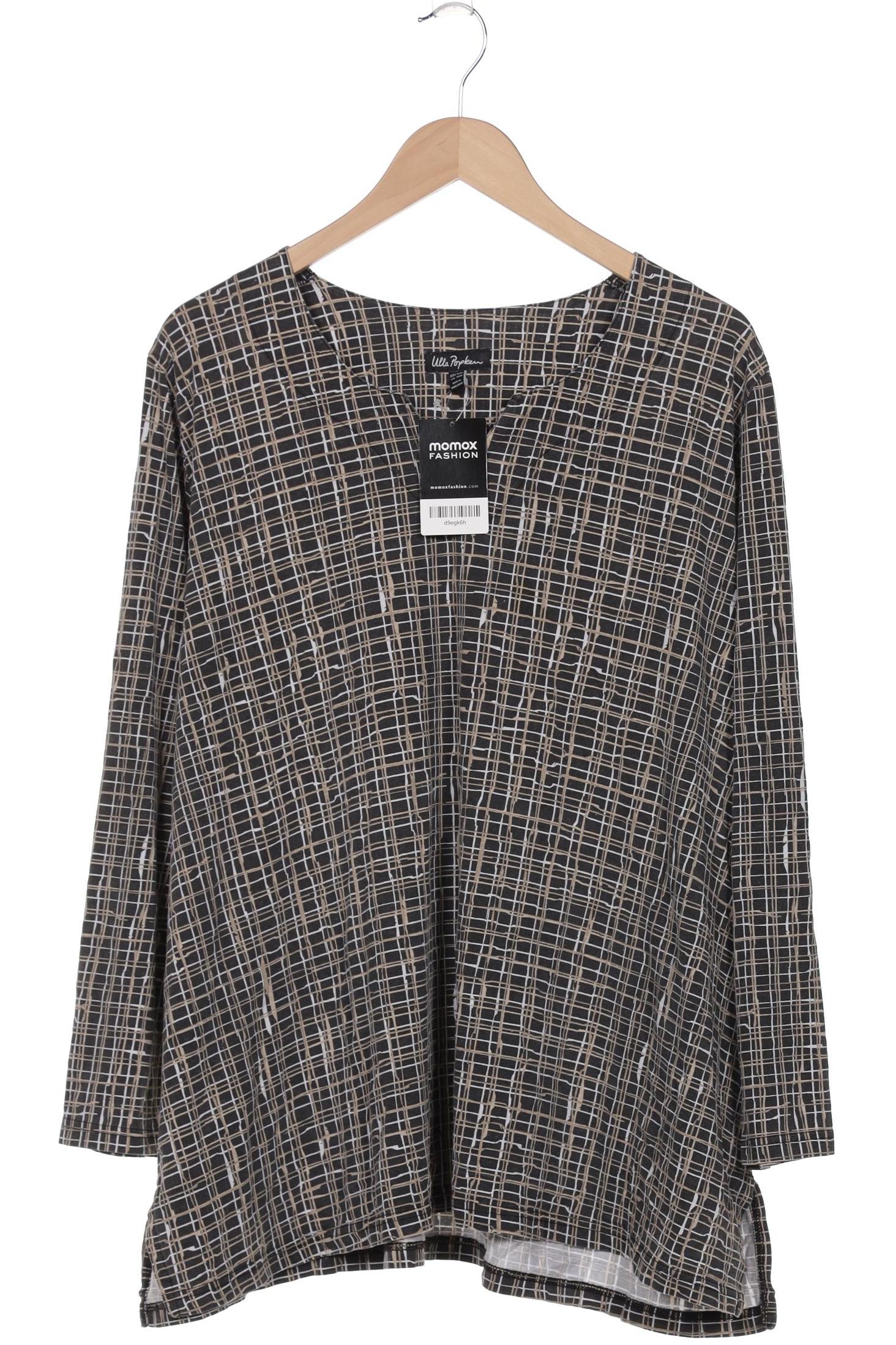 

Ulla Popken Damen Langarmshirt, braun, Gr. 54