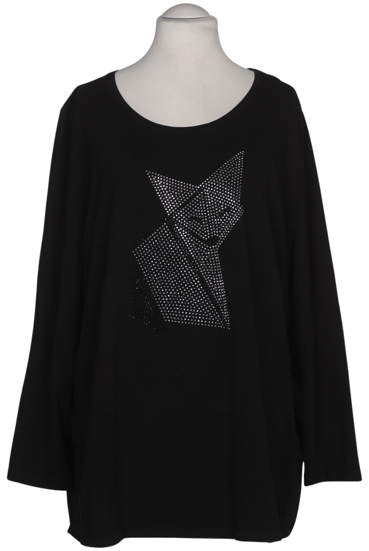 

Ulla Popken Damen Langarmshirt, schwarz, Gr. 54