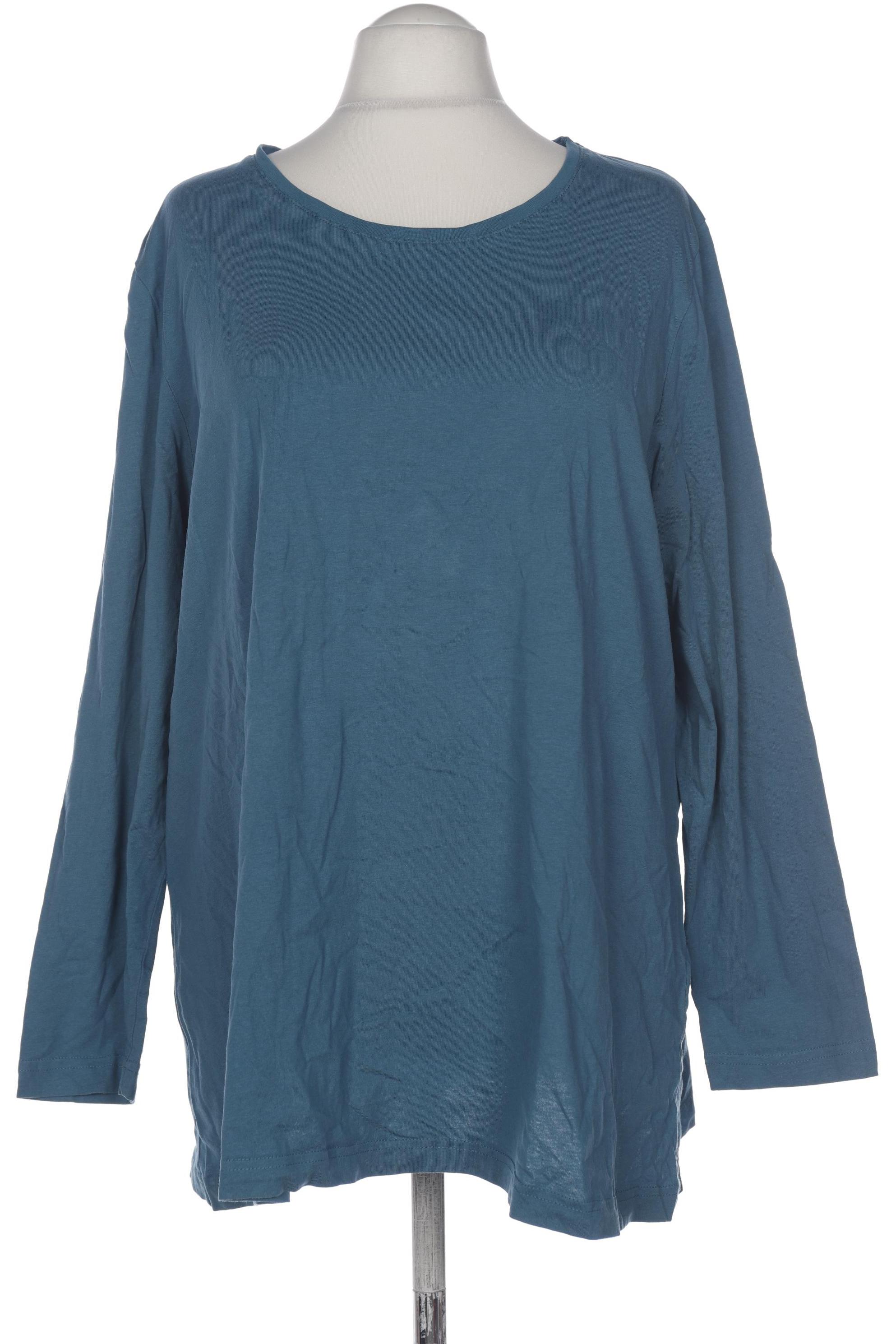 

Ulla Popken Damen Langarmshirt, blau, Gr. 54