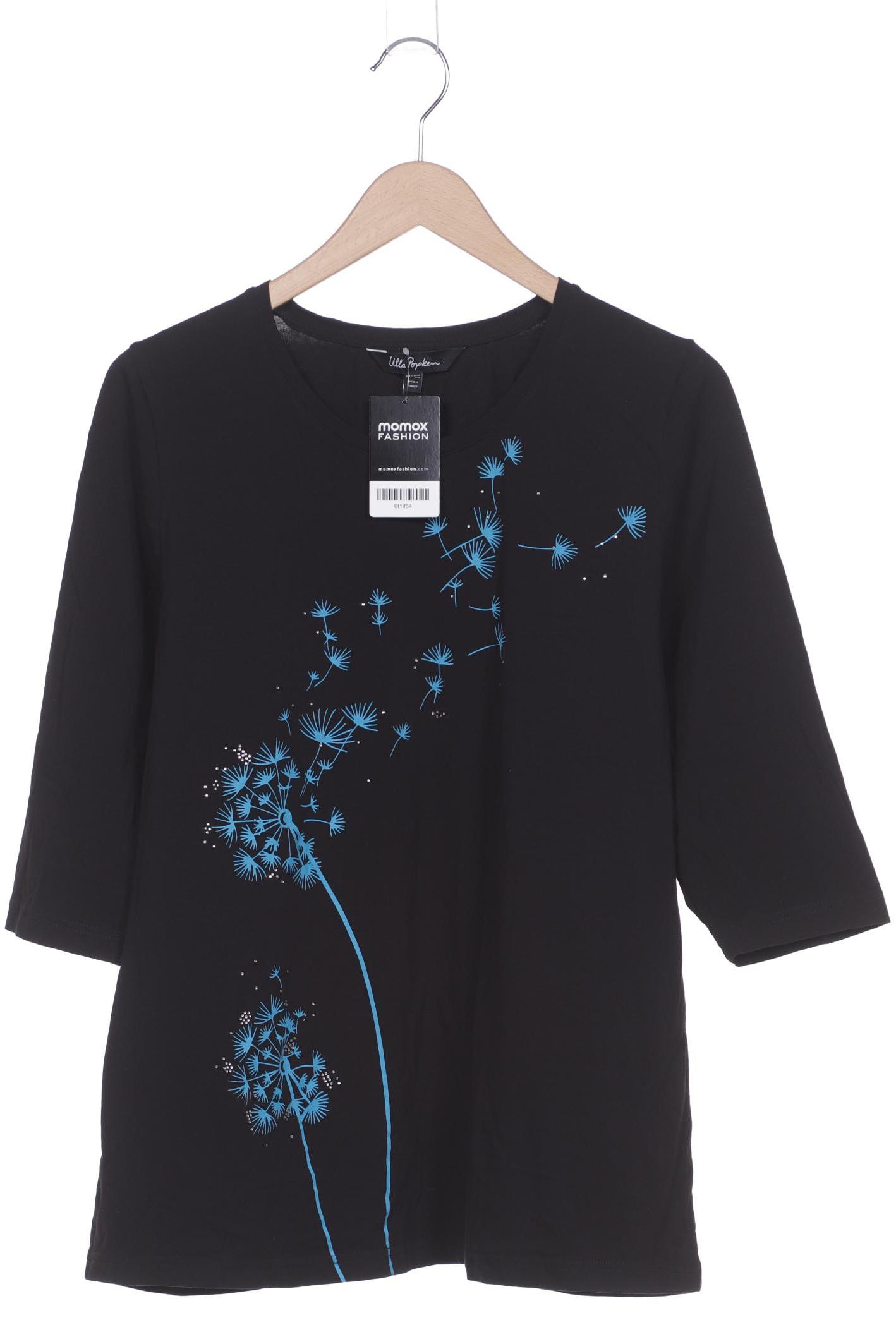 

Ulla Popken Damen Langarmshirt, schwarz, Gr. 46